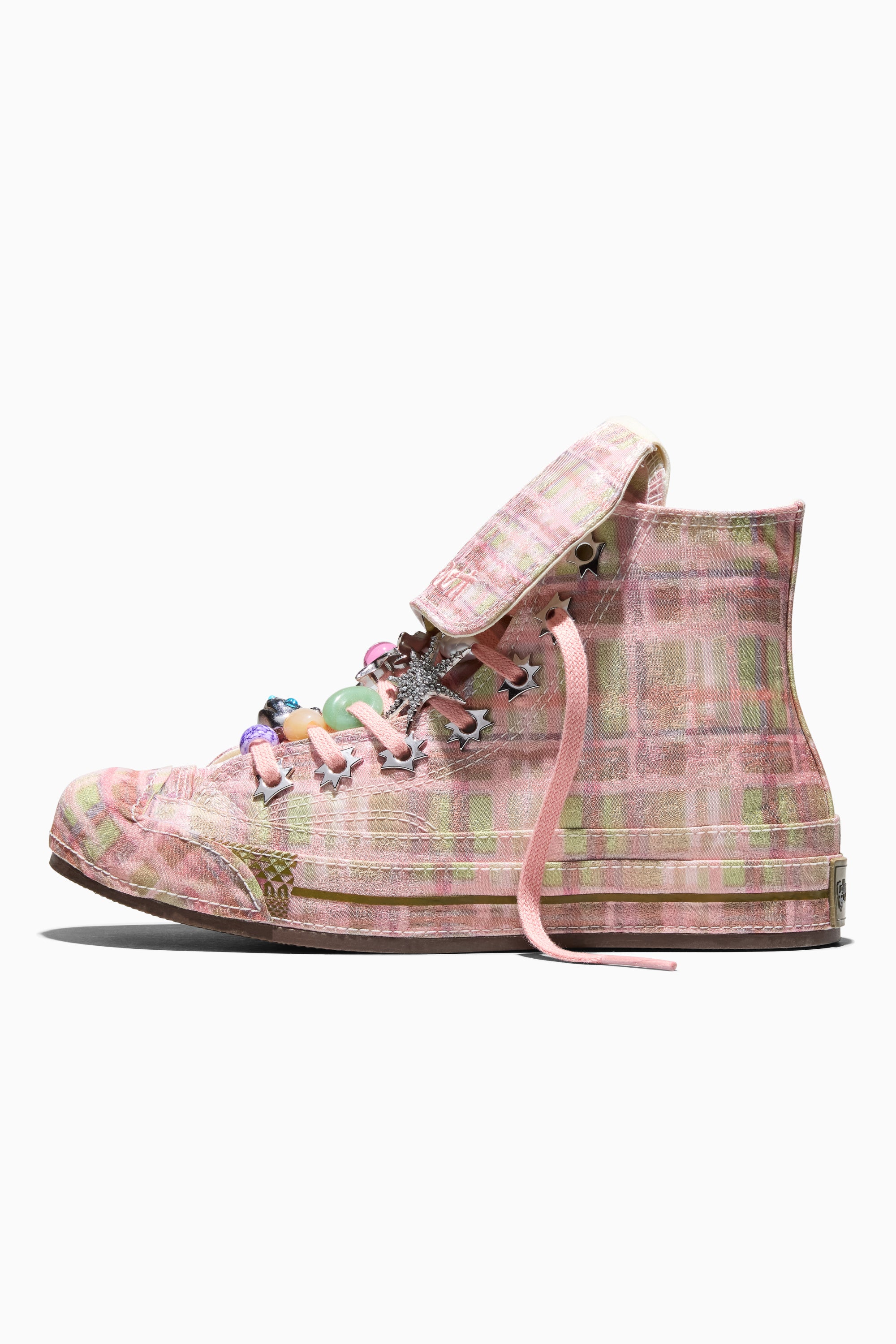 COLLINA STRADA x CONVERSE CHUCK 70 HI IN MELLOW ROSE/FIR/SPINACH