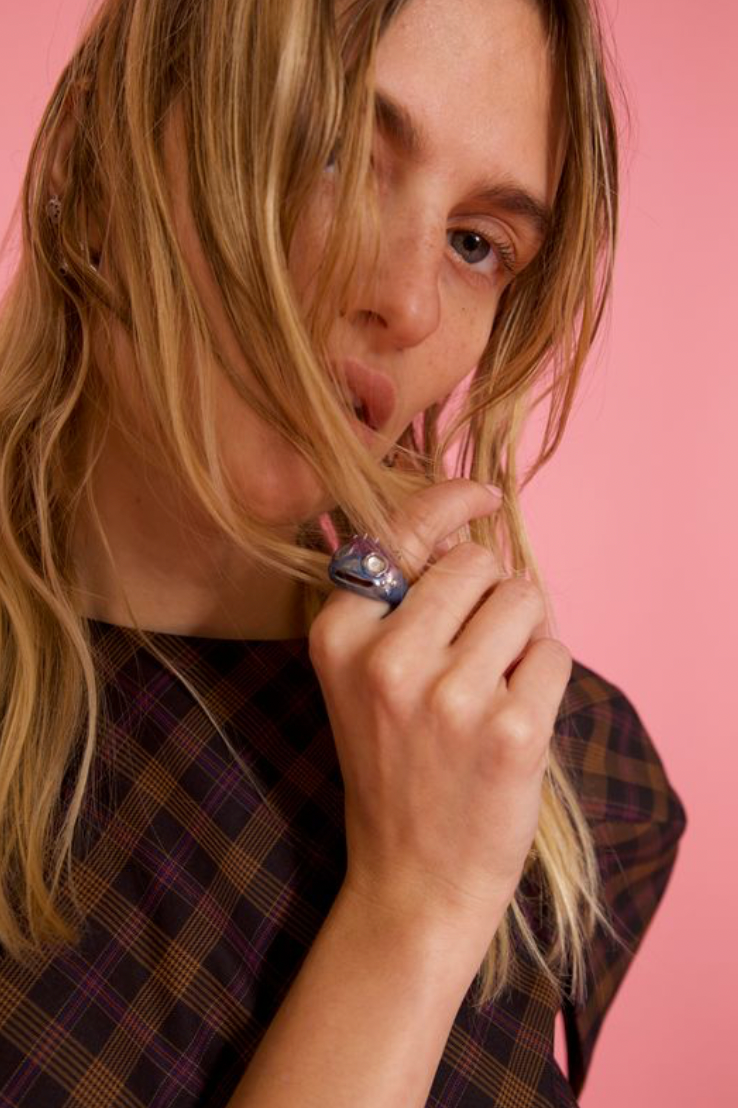 SOFT BLUE LIBERTY FROG