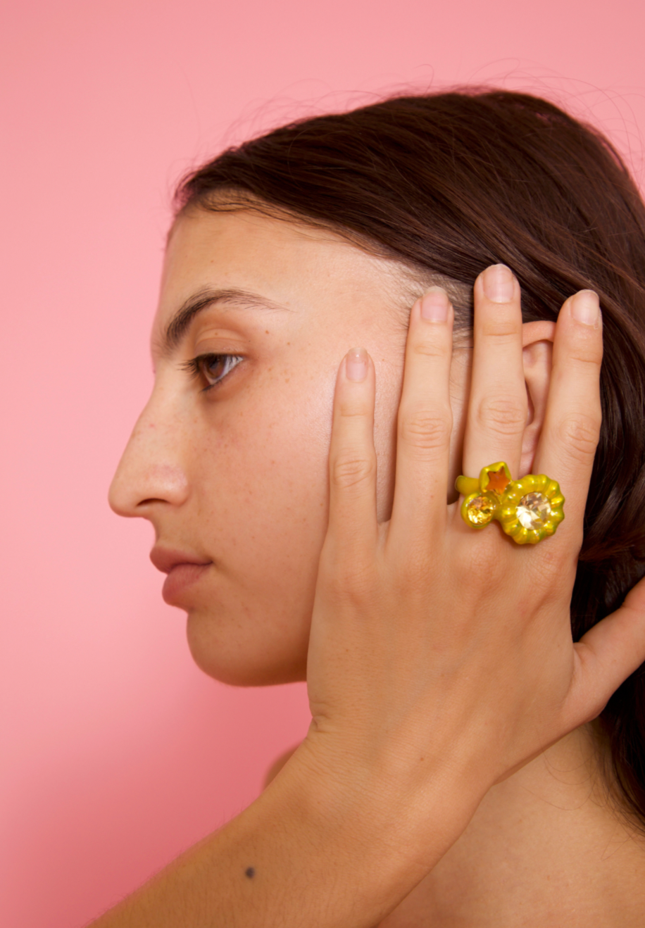 PINEAPPLE CANDY GEM RING