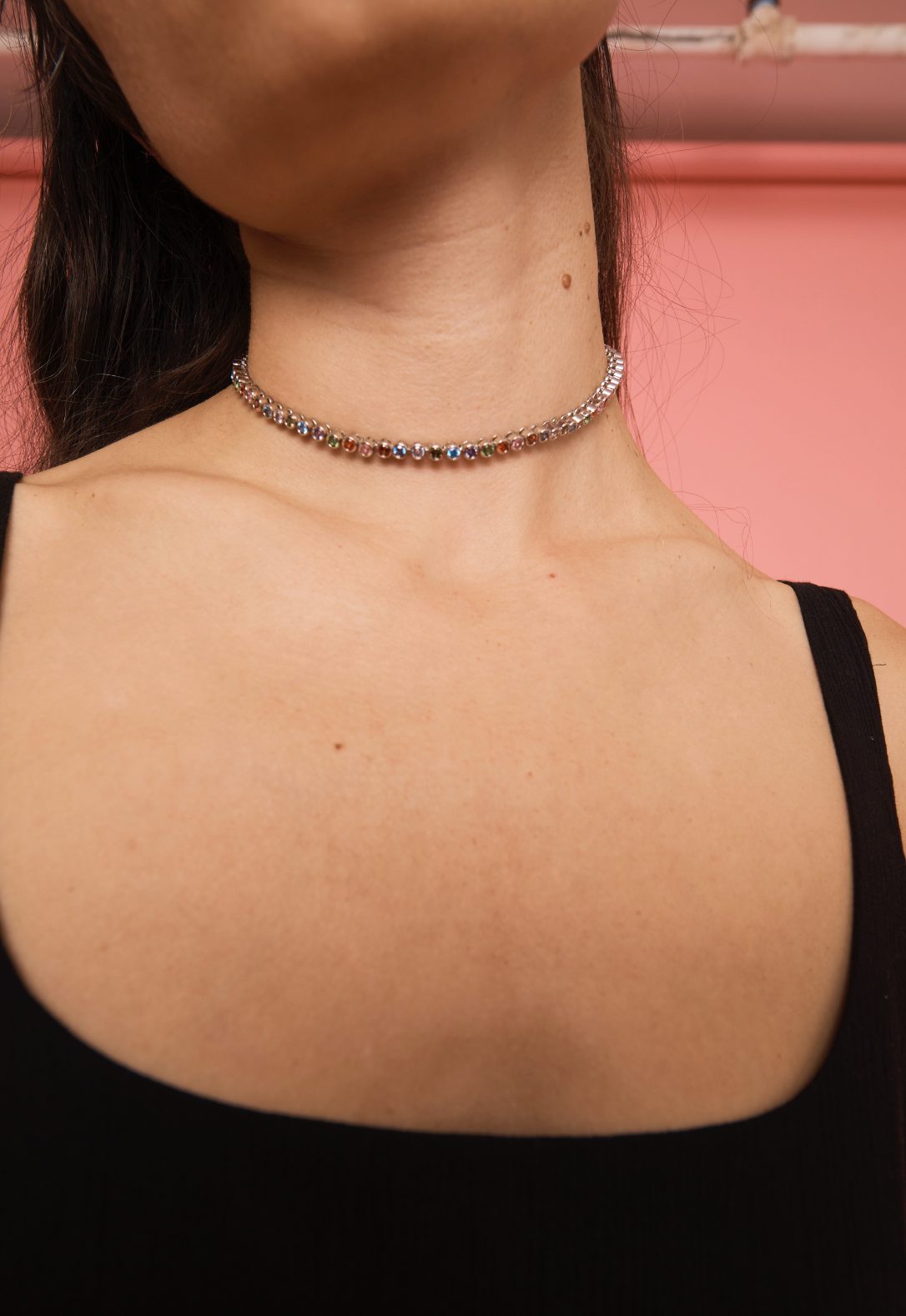 MULTI TENNIS NECKLACE