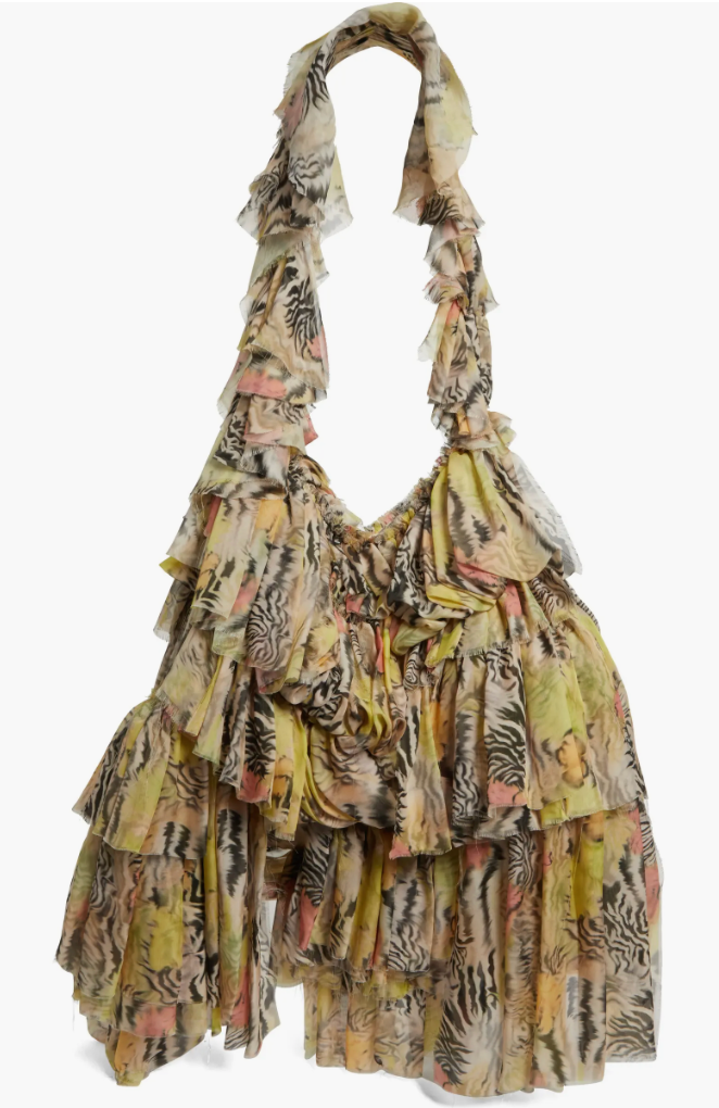 ZEBRA FLORAL CLOUD BAG