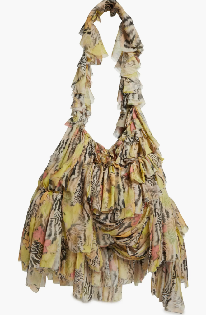 ZEBRA FLORAL CLOUD BAG