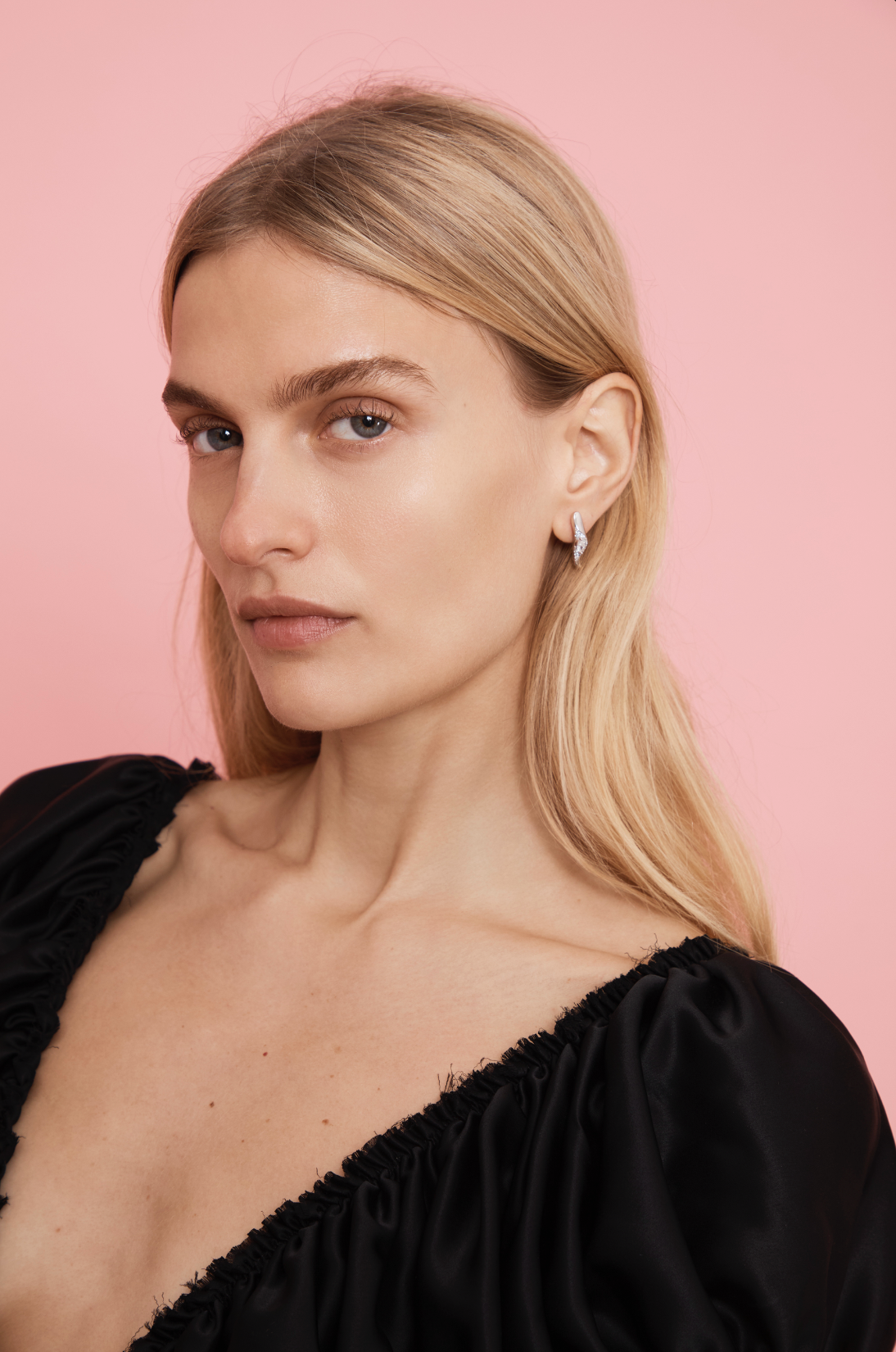 CRYSTAL CLEAR SORREL EARRING