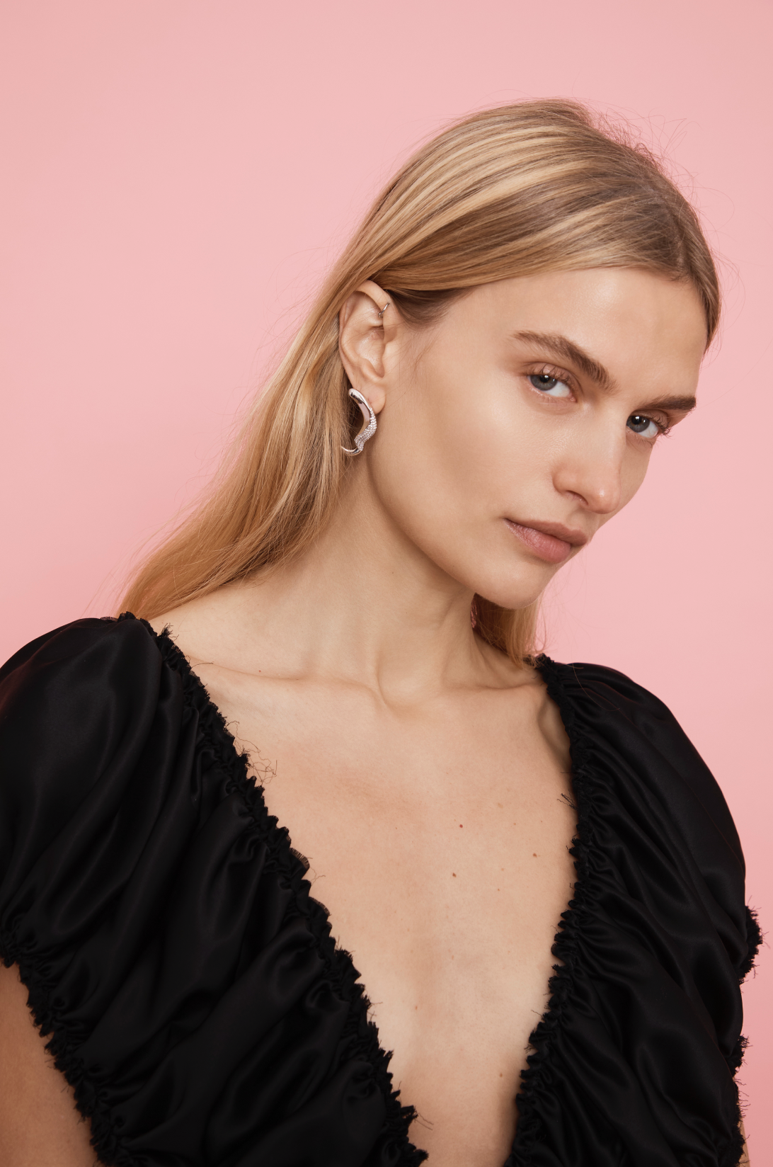 CRYSTAL CLEAR SORREL EARRING