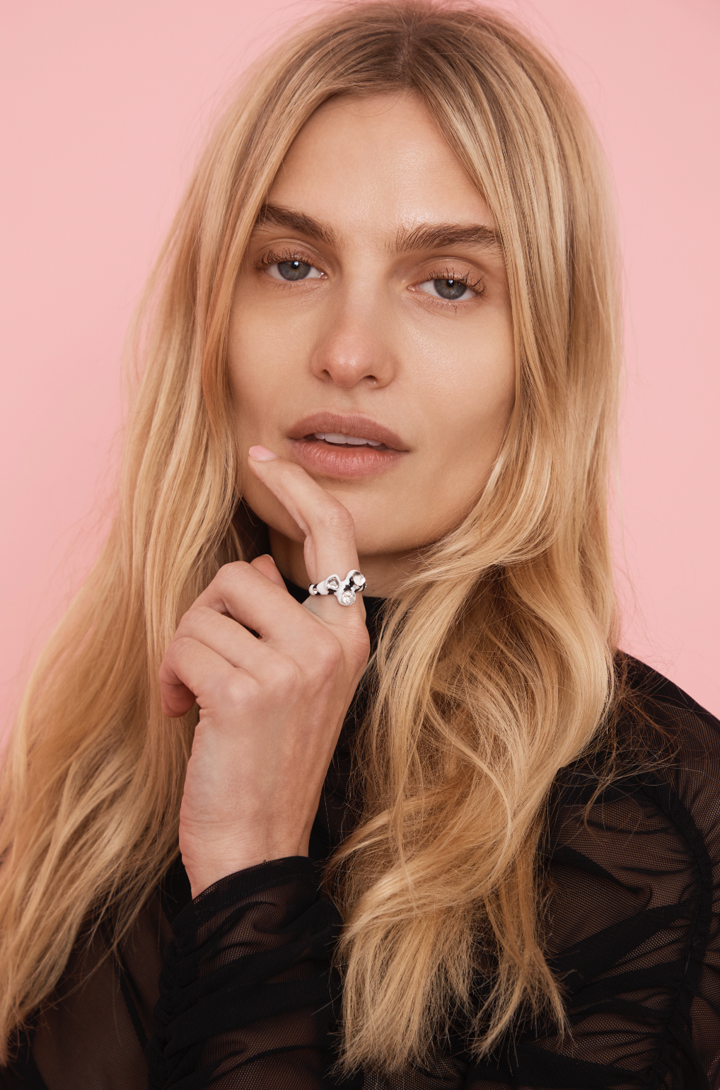 ZEBRA STRIPE FLORENCE RING