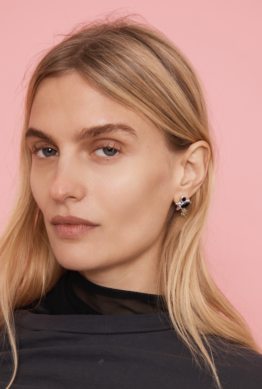 BLACK DIAMOND-OLIVE CONSTELLATION STUDS