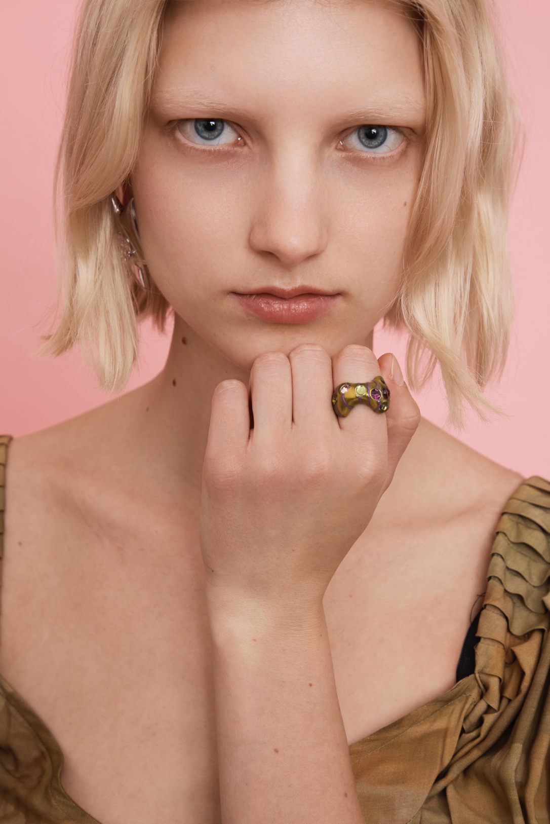 GRAPE STRIPE BAT RING