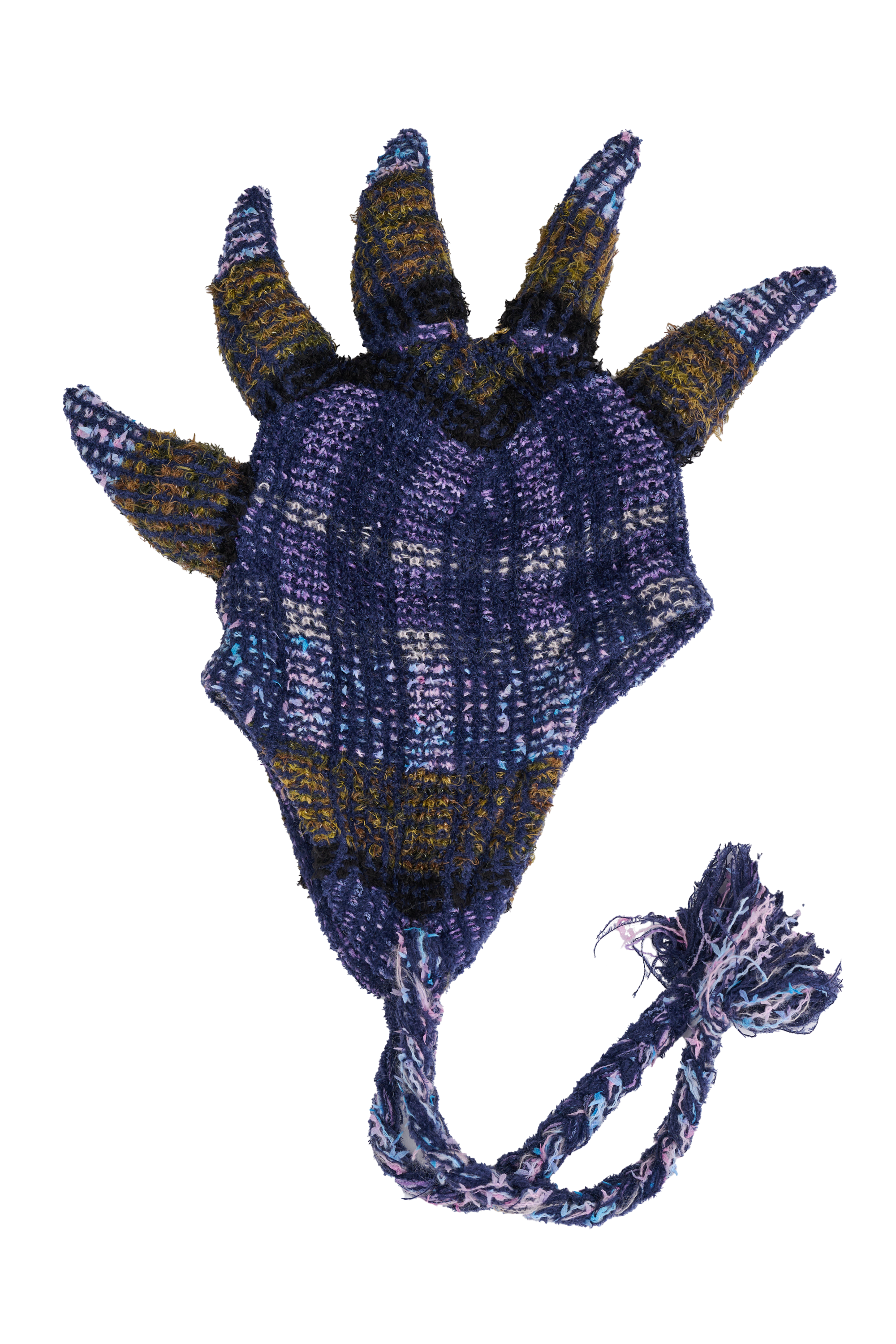 VITELLI PURPLE PLAID SPIKY HAT