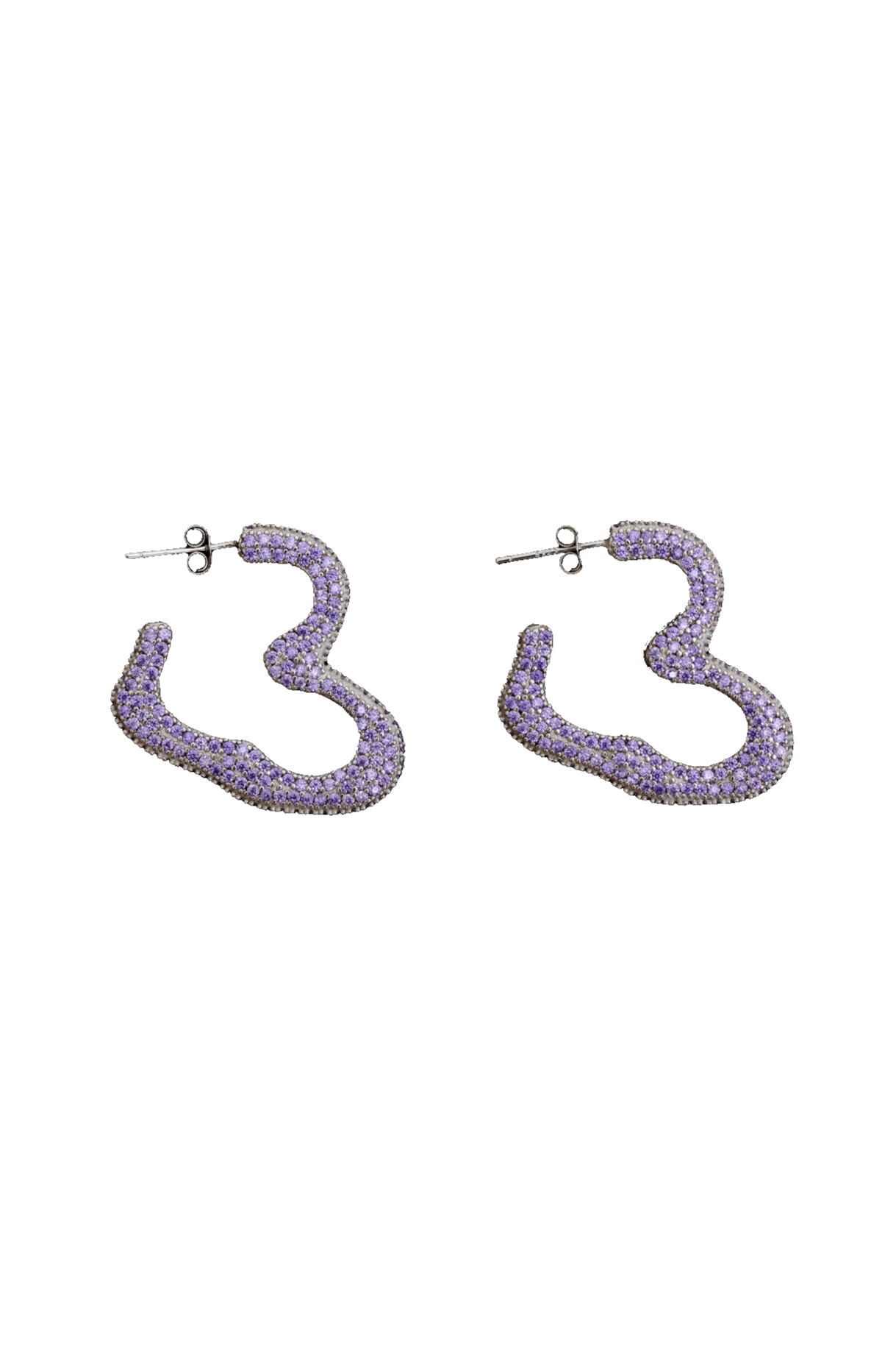 LILAC SUPER HEART HOOP