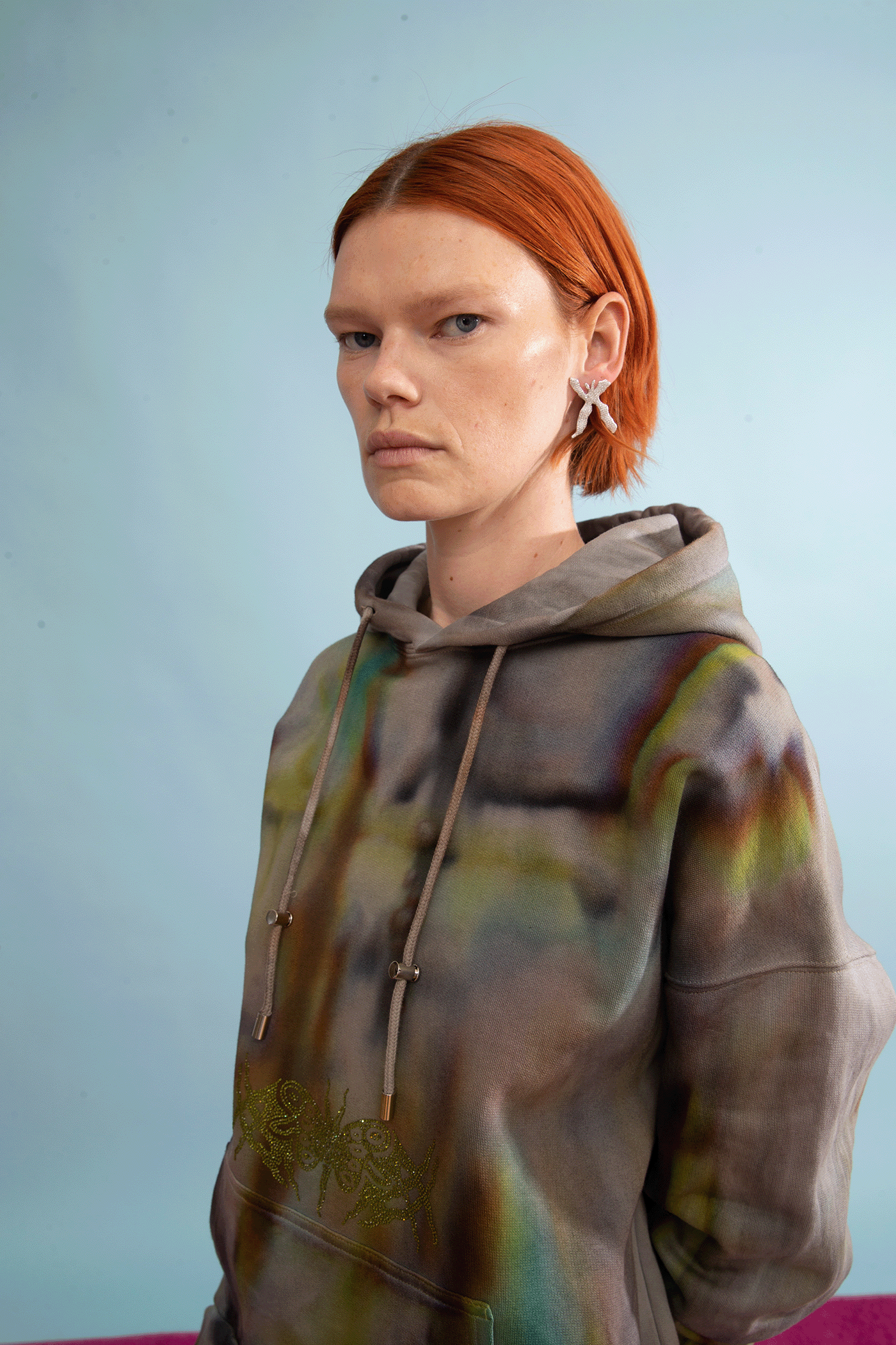 CRYSTAL MARIPOSA EARRING