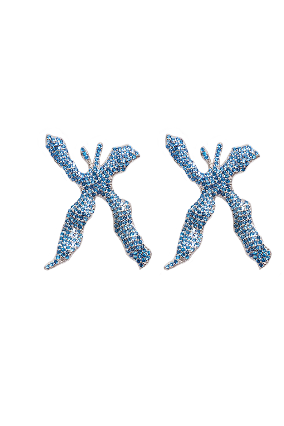 AQUAMARINE MARIPOSA EARRING