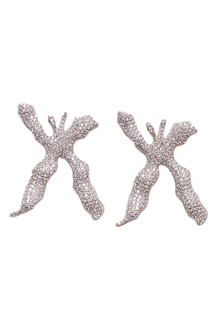 【関税込み】Collina Strada Wings ピアス SKY PAVE WING EARRINGS | COLLINA STRADA – Collina Strada