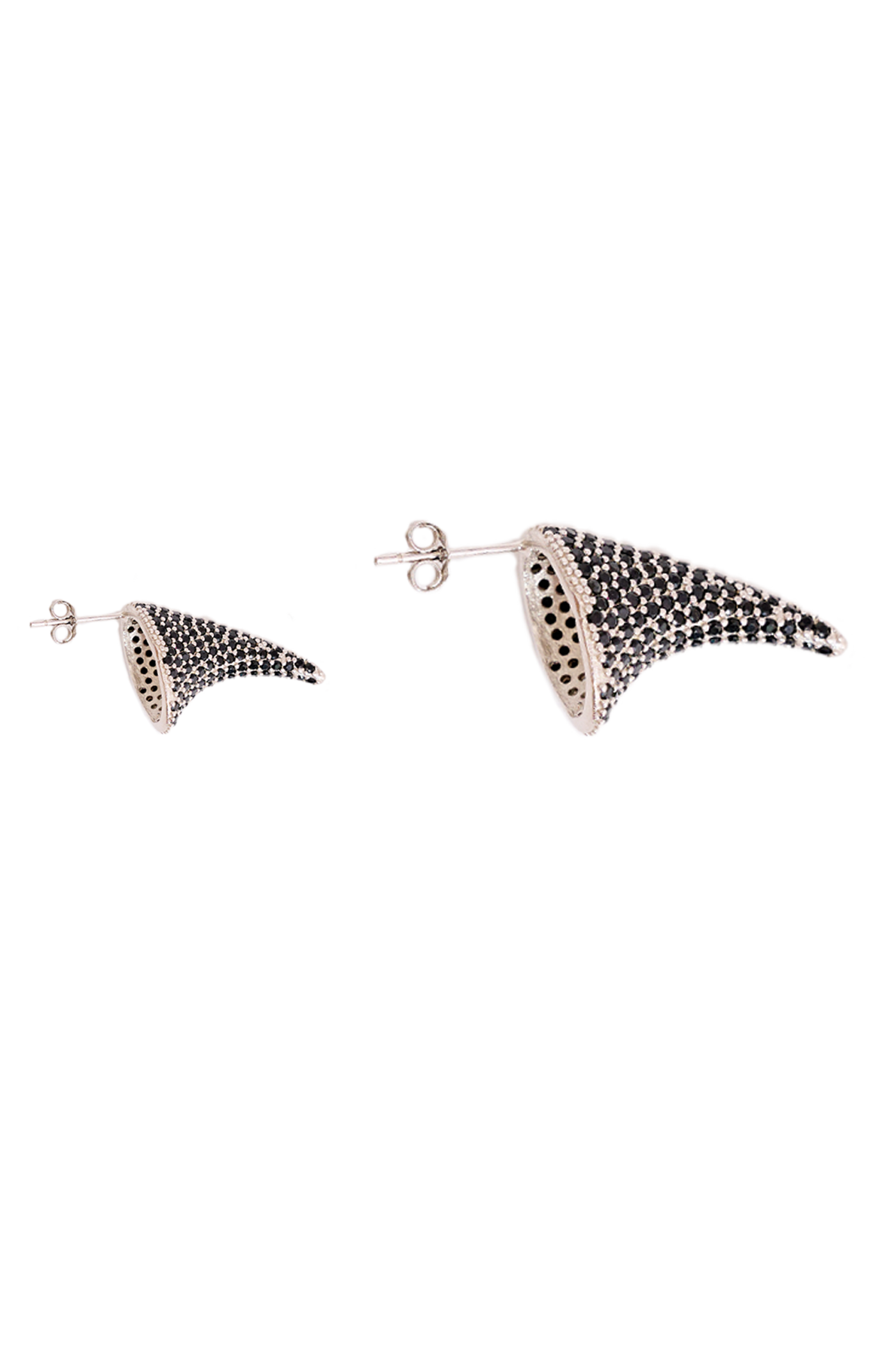 JET MIXED THORN EARRING