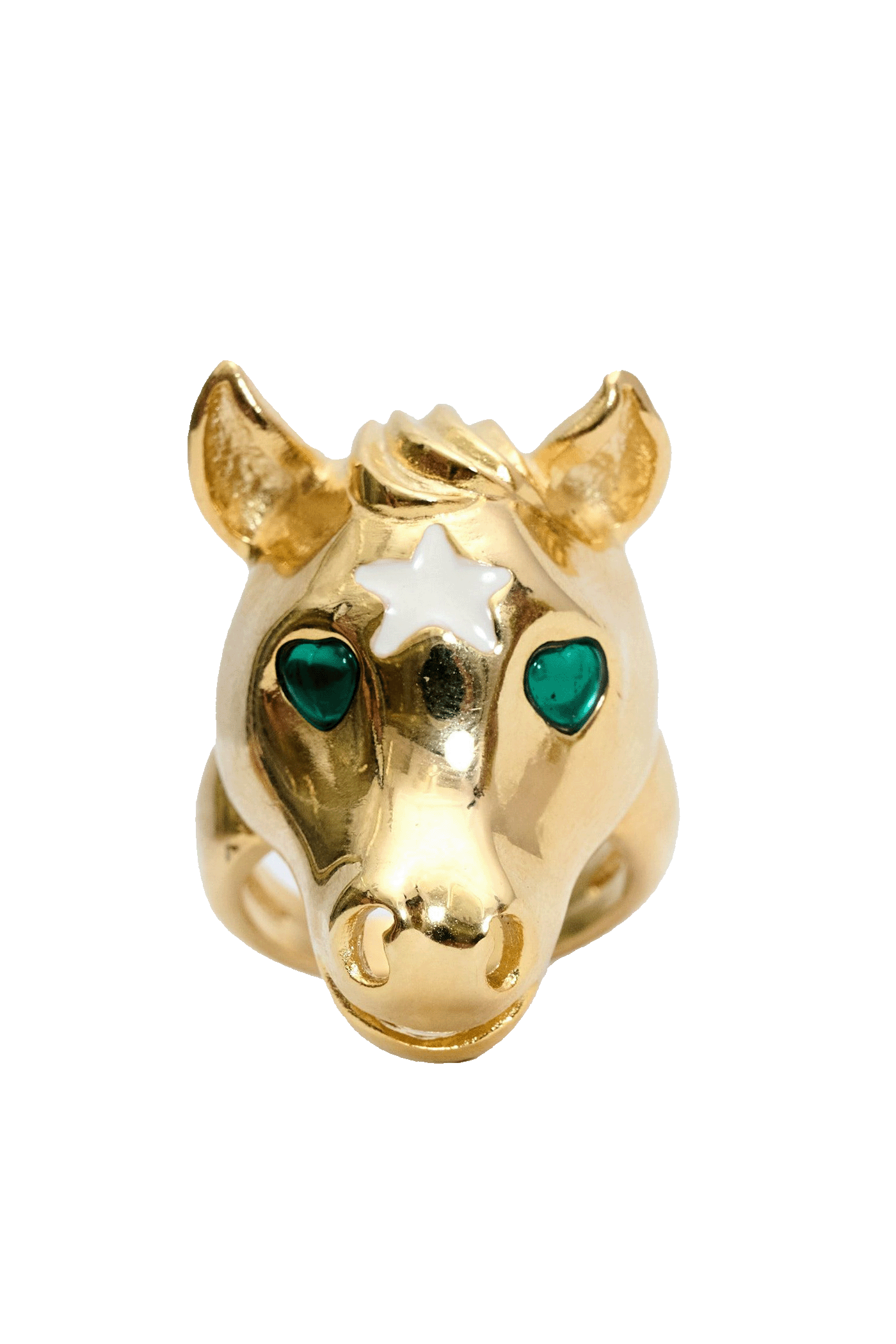 GOLD BABY PONY RING