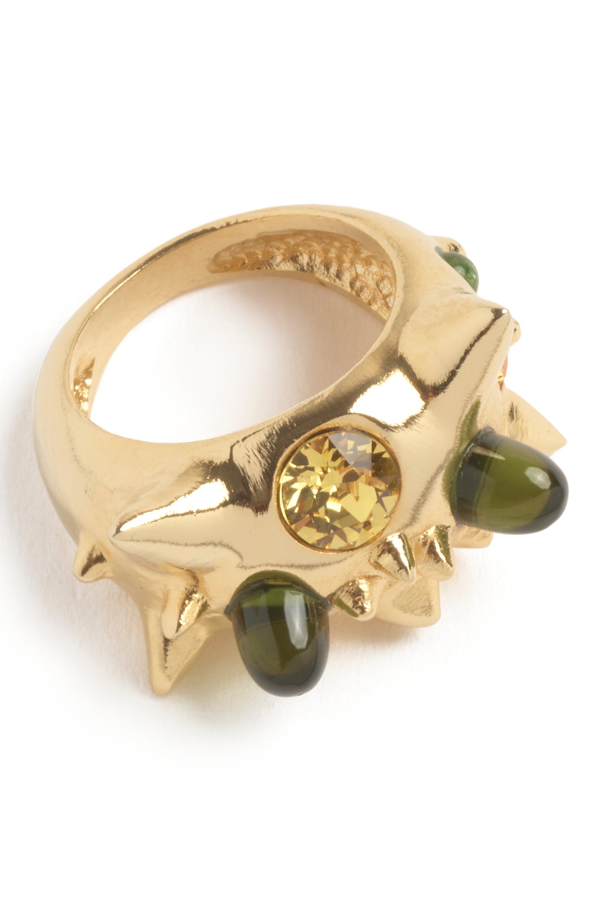 GOLD ALIEN RING
