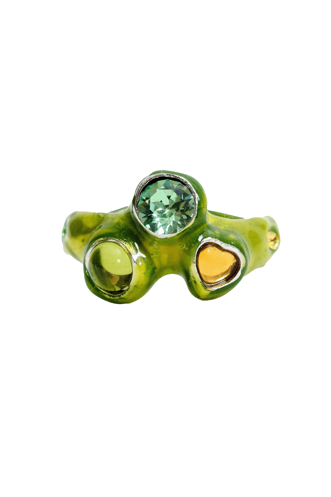 LIME MULTI FLORENCE RING