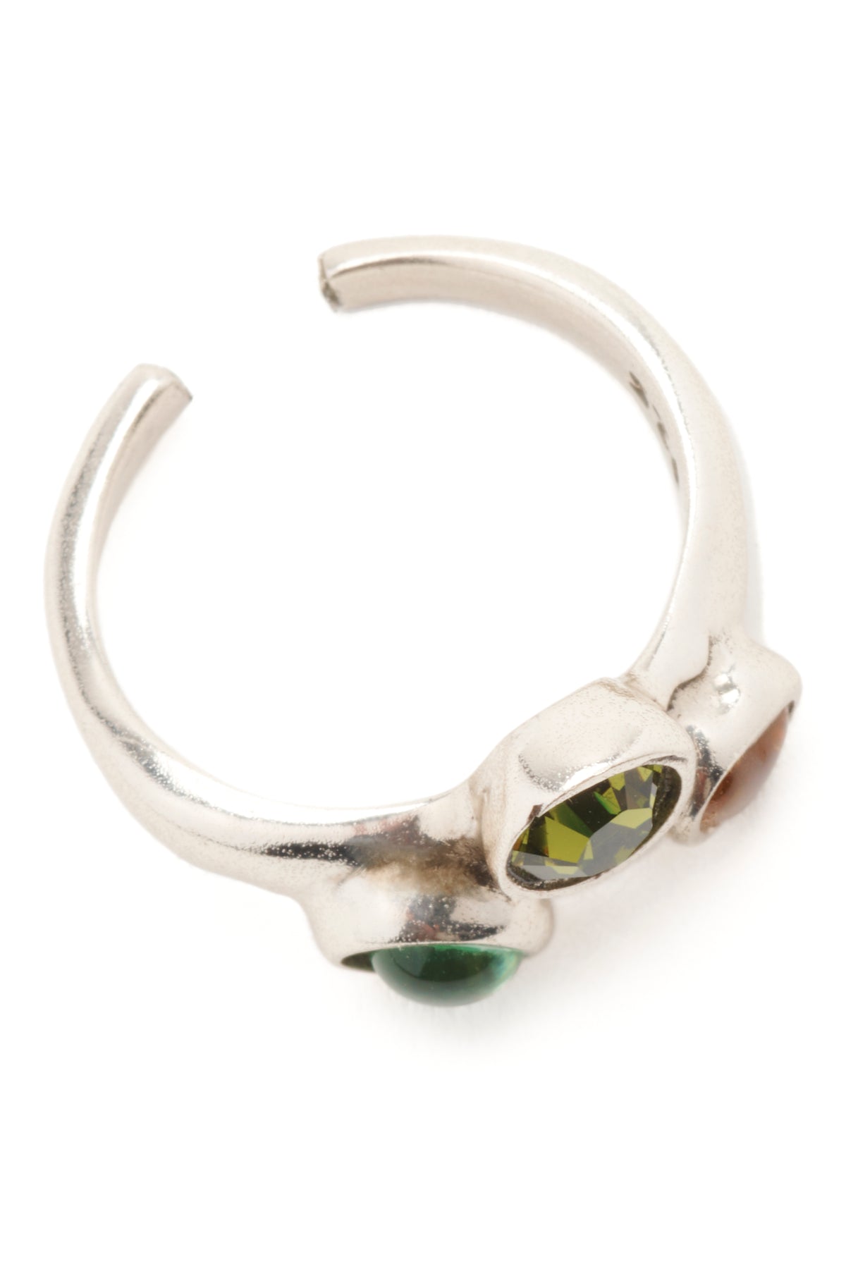 SILVER OLIVE FLORENCE TOE RING