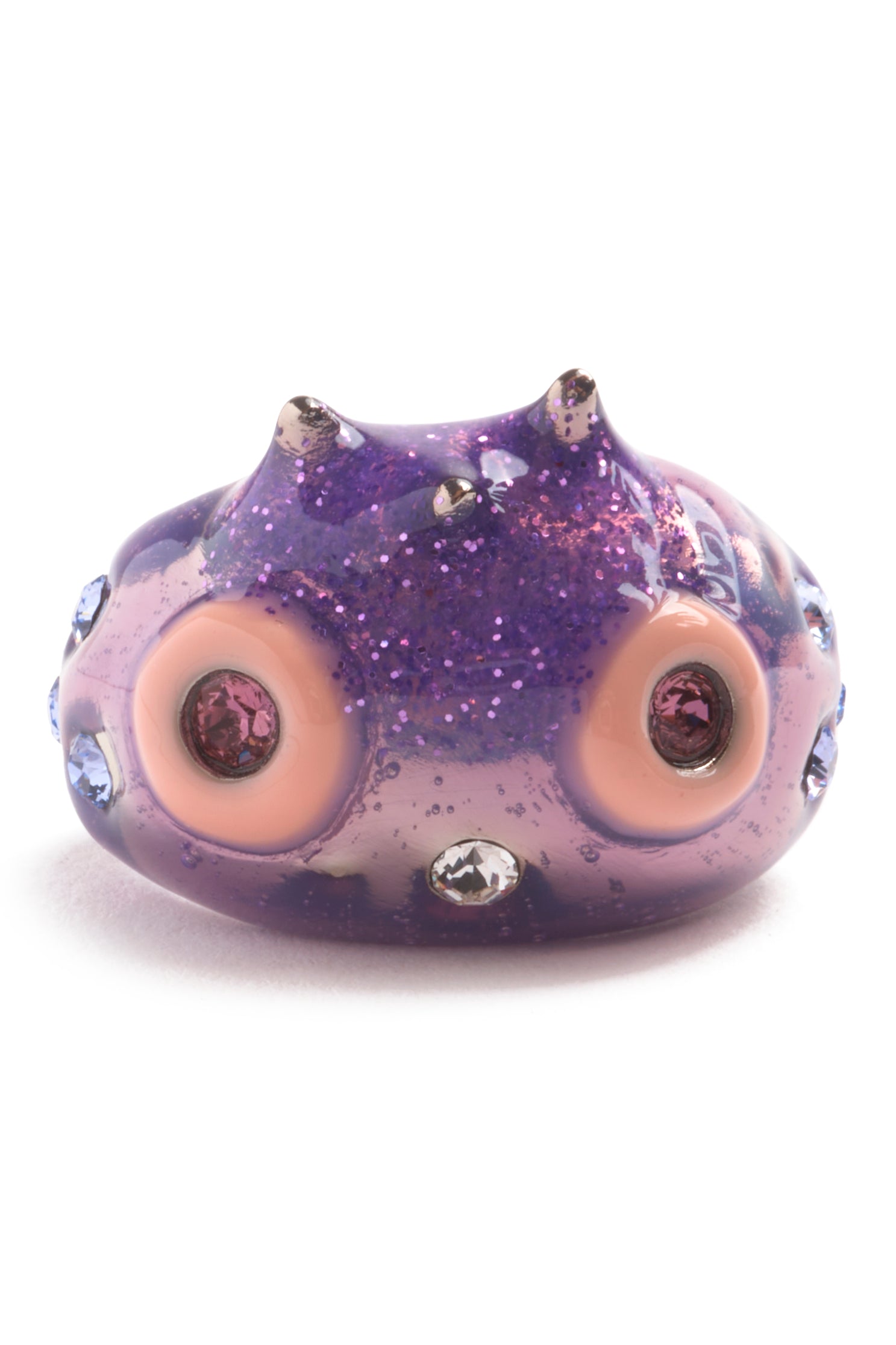 METALLIC LILAC RHINO BABY RING