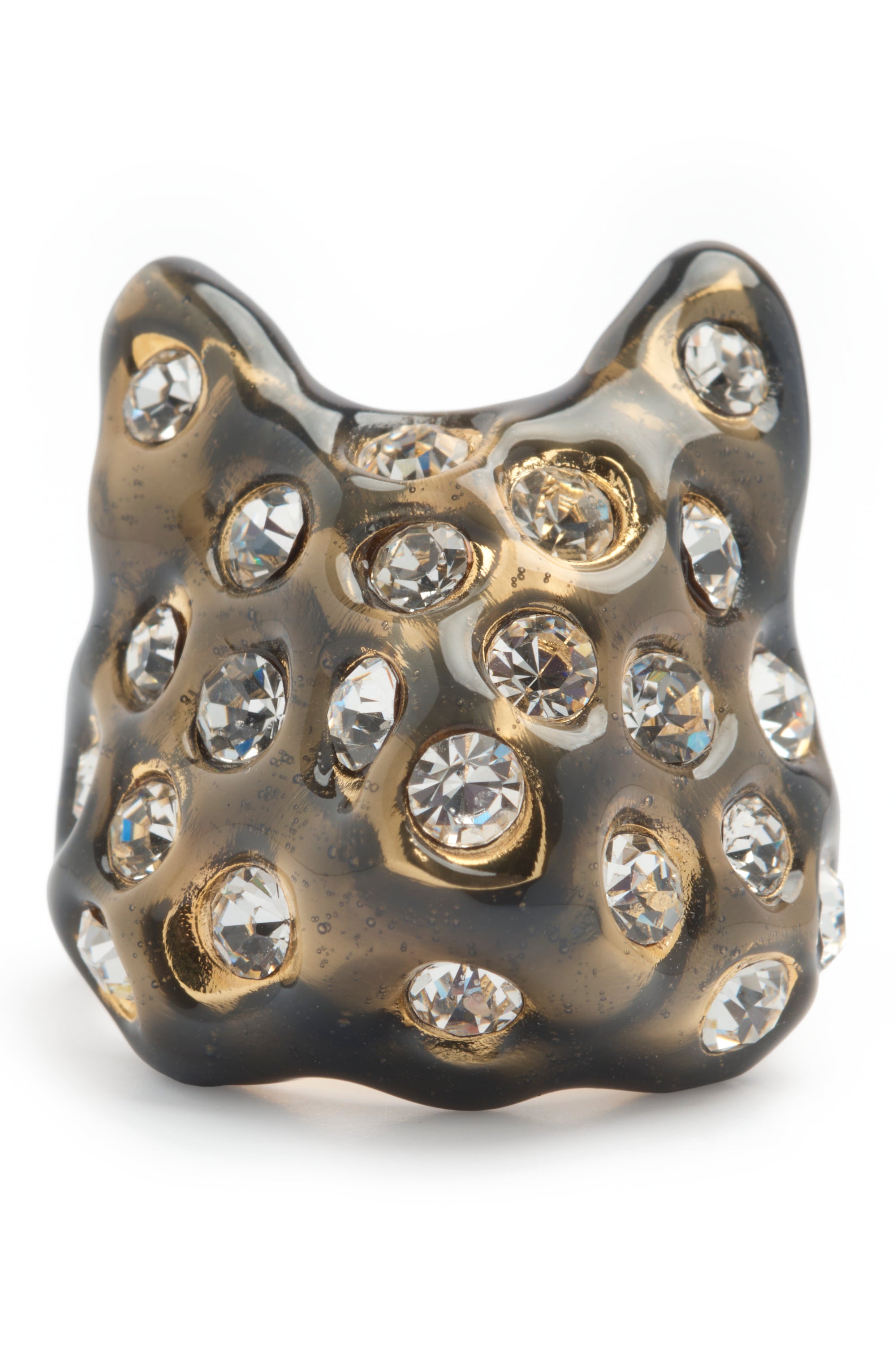 BRONZE PUFFY BUNNY RING