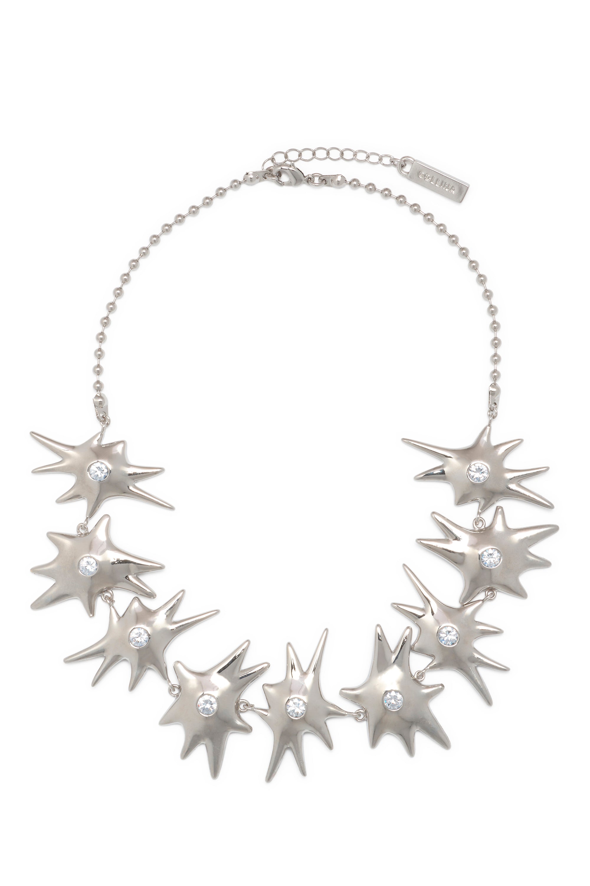 CRYSTAL CLEAR STARRY NECKLACE