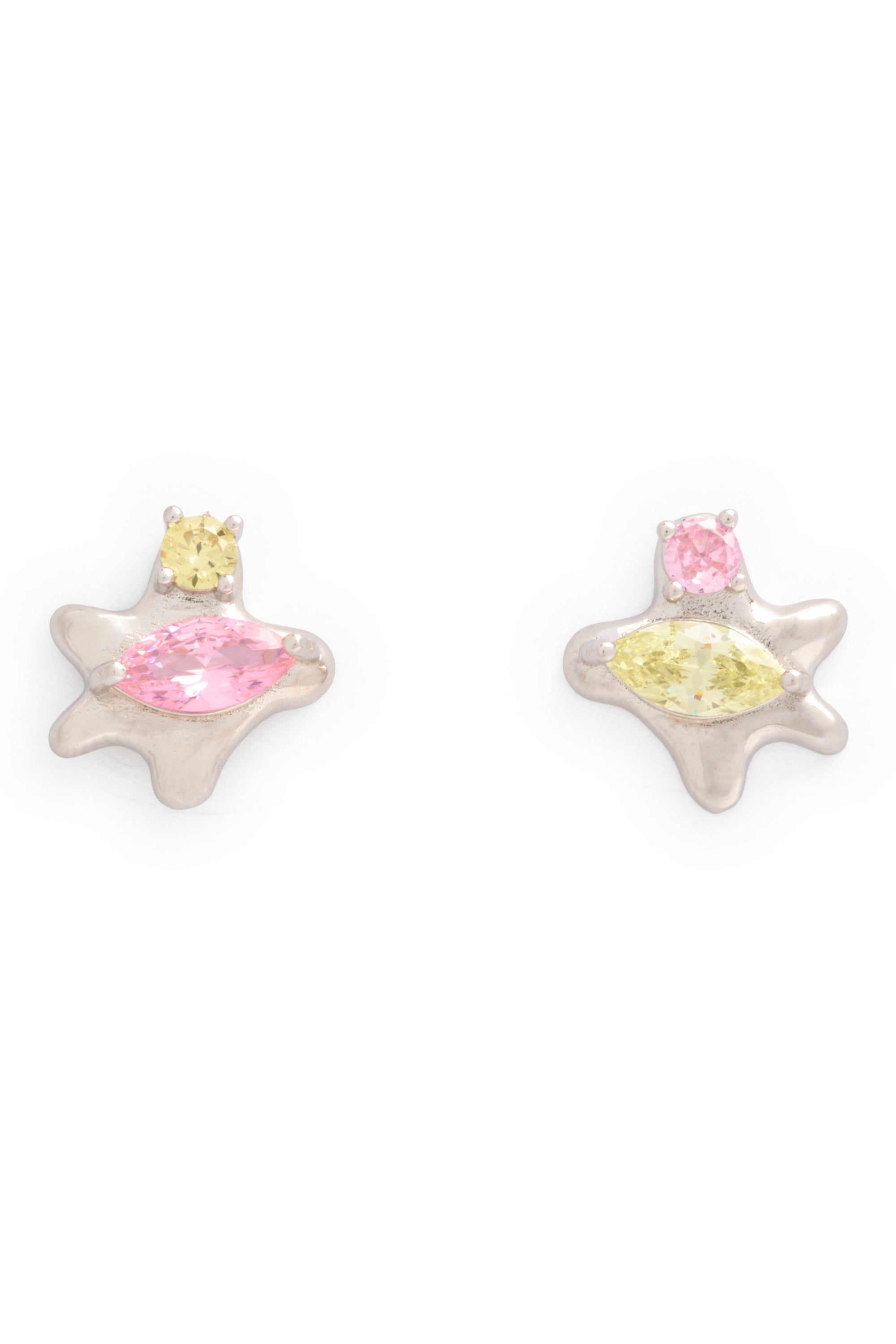 CANARY SOFT PINK STELLA STUDS | COLLINA STRADA – Collina Strada