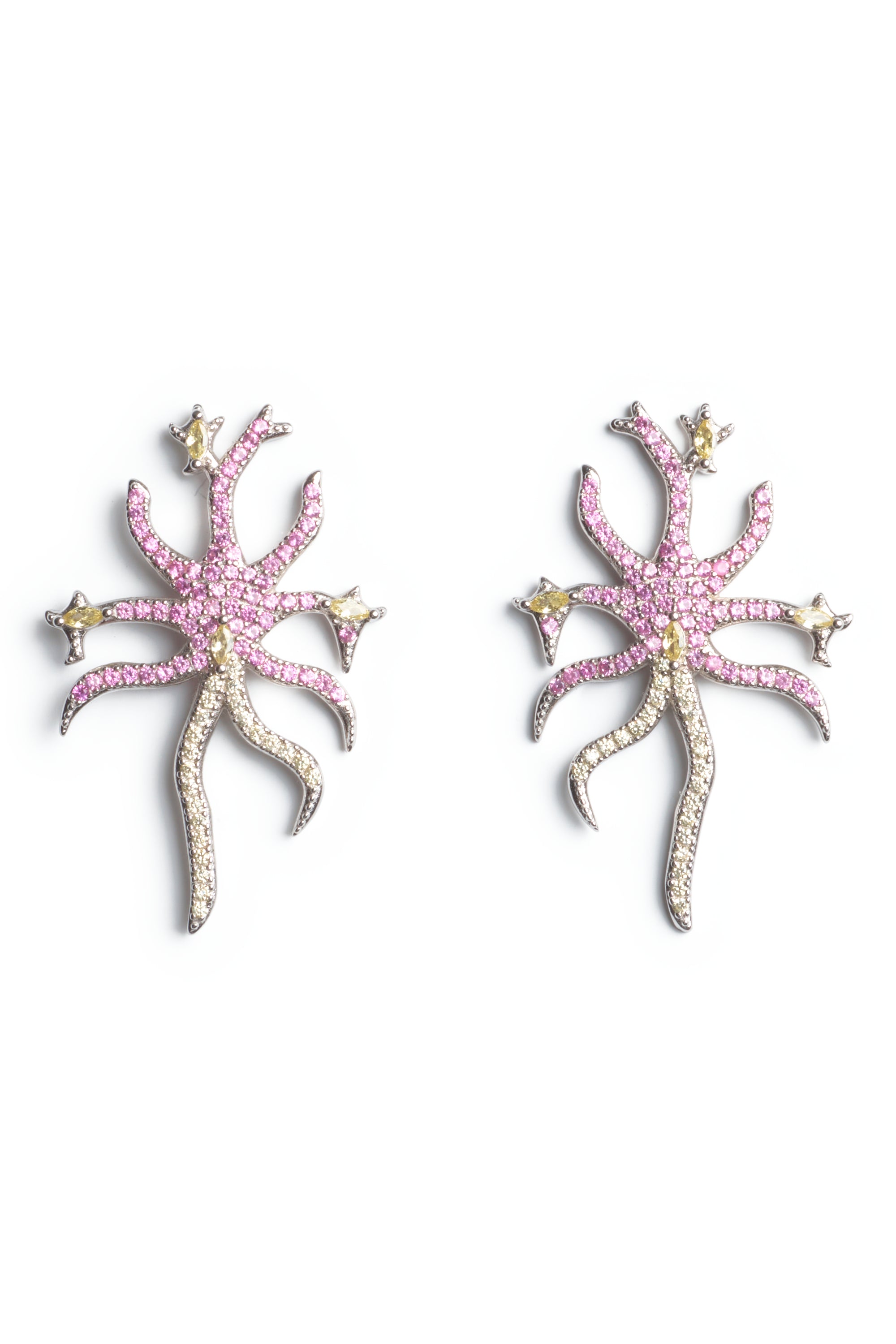 HOT PINK CANARY ETOILE EARRING