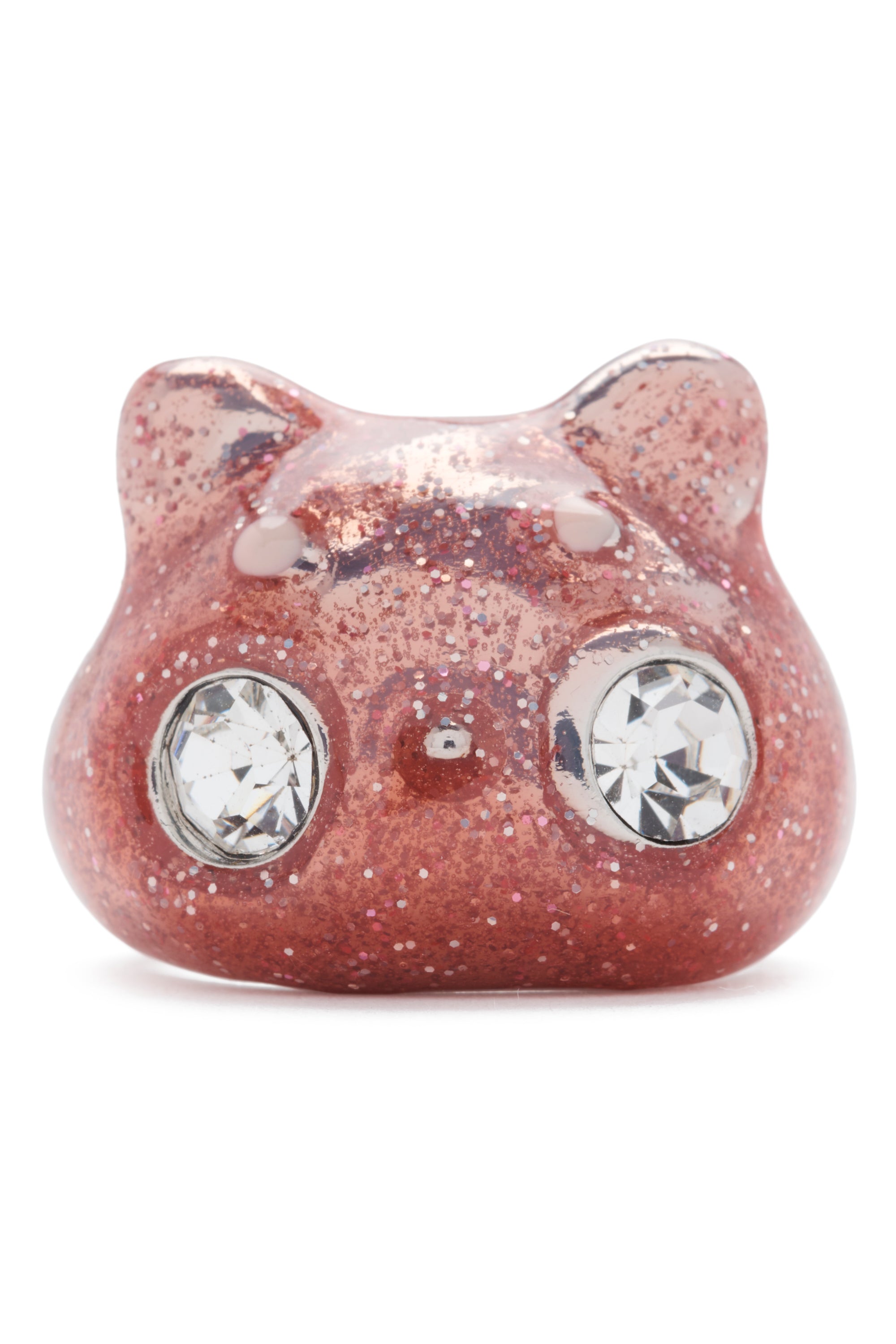 ROSE GLITTER BUG RING