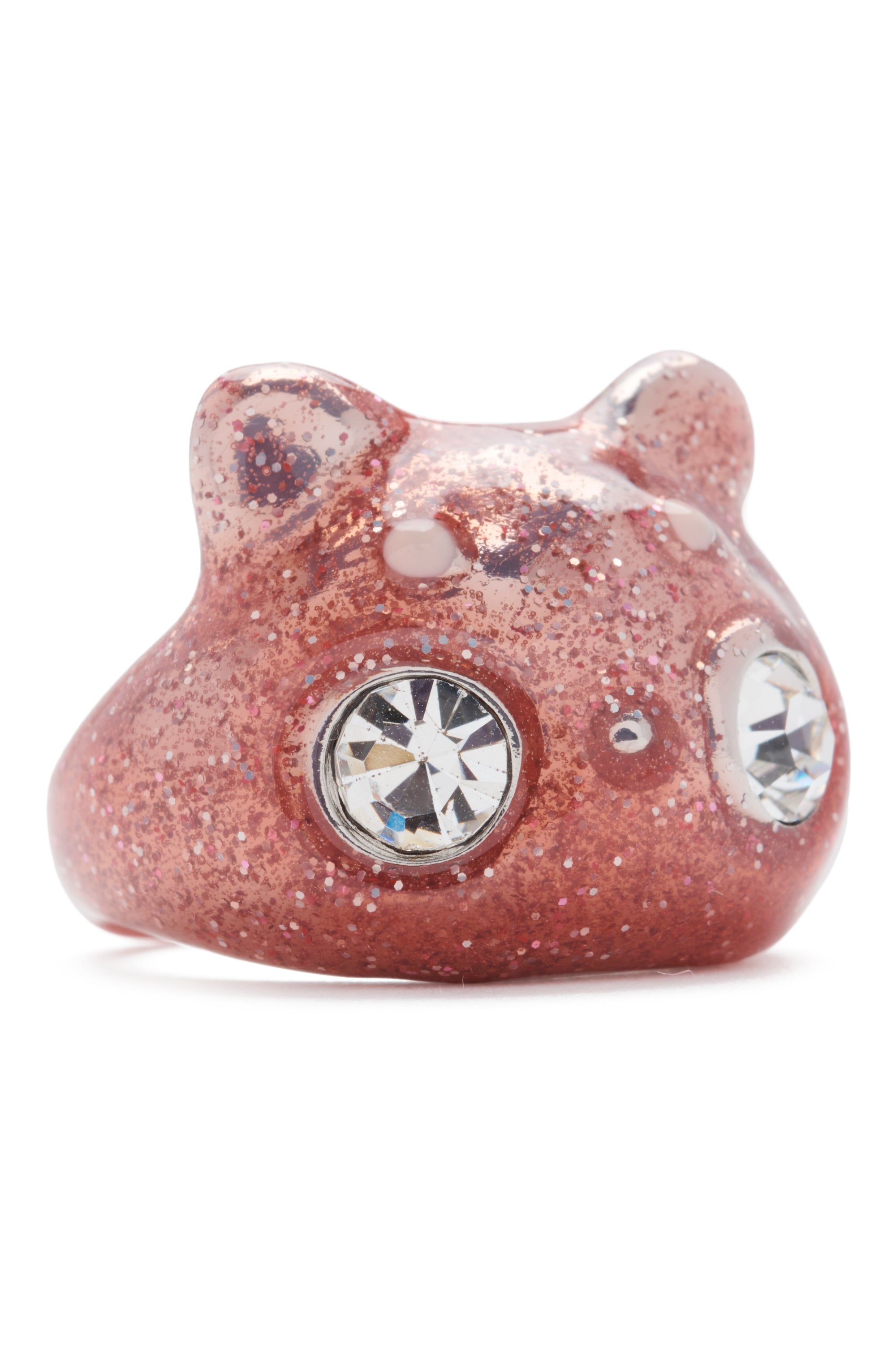 ROSE GLITTER BUG RING