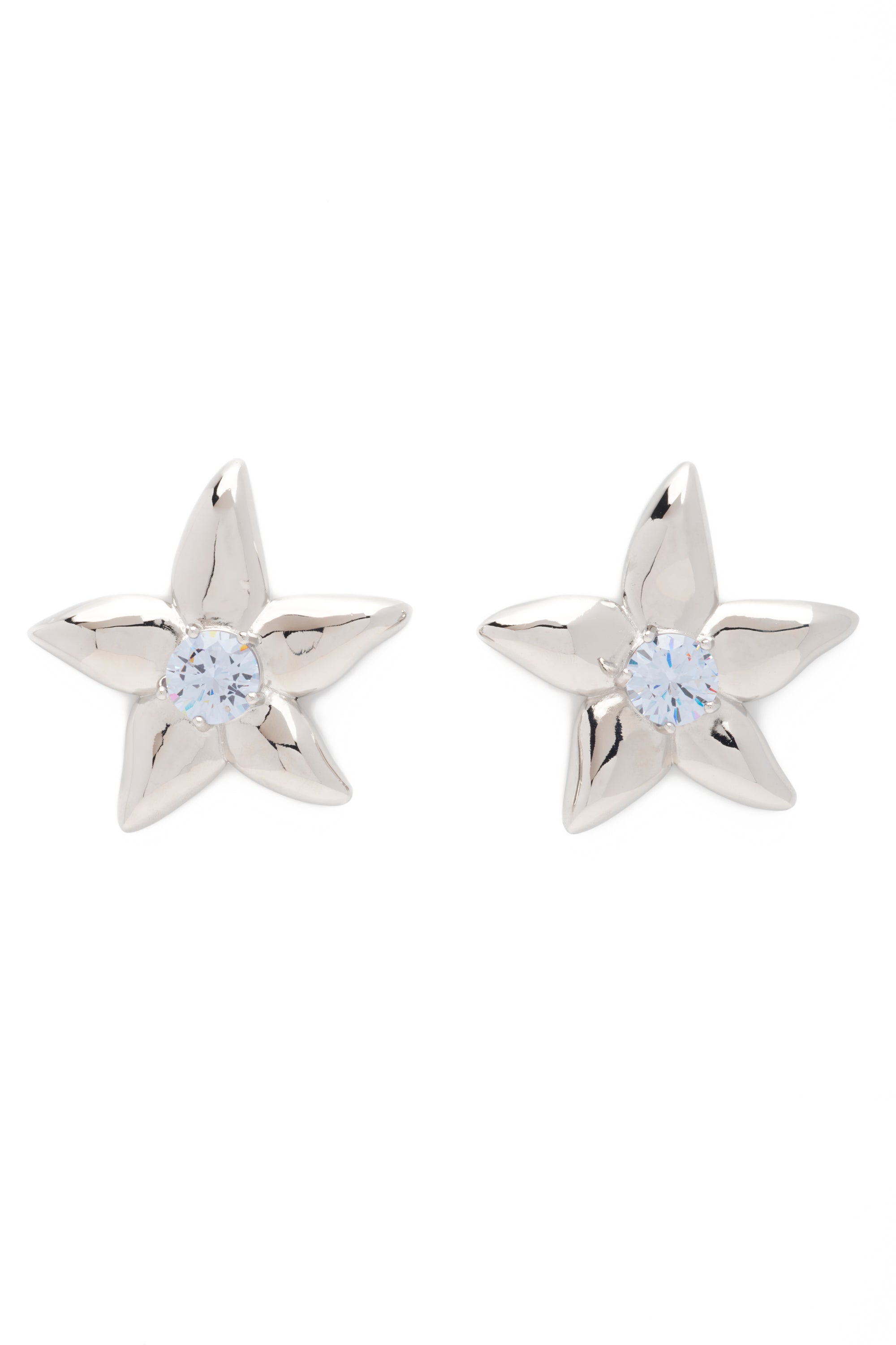 CRYSTAL CLEAR MEGA STARLINK EARRINGS