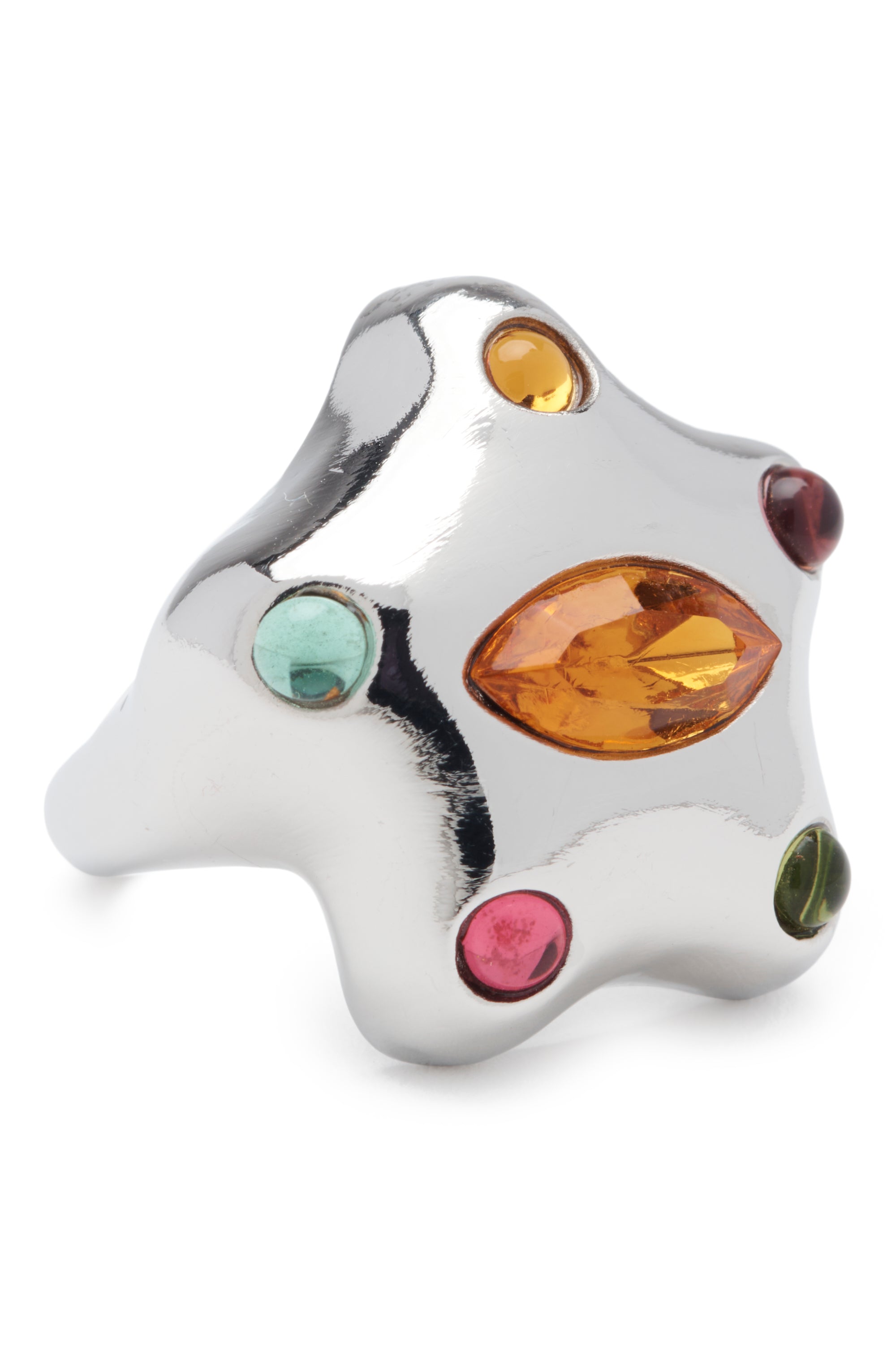 SILVER MULTI DEMI STARLETTE RING