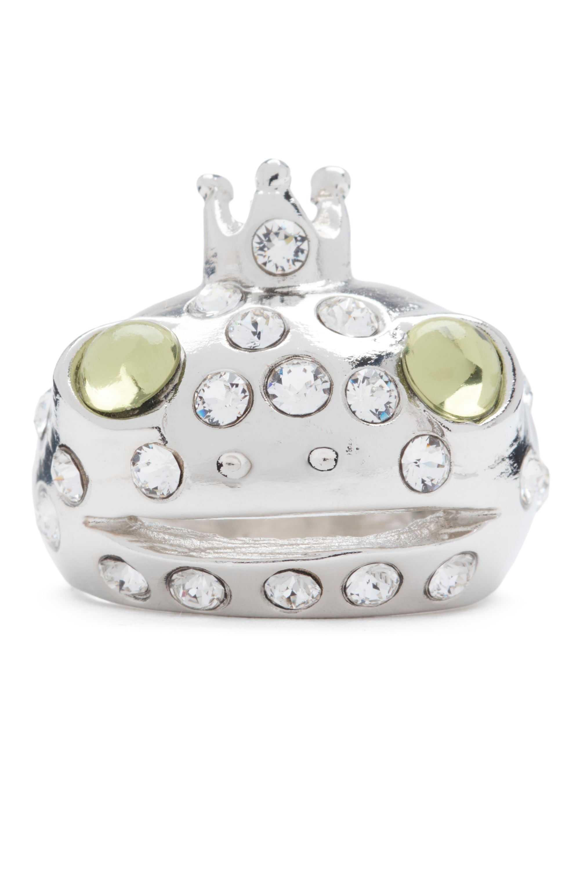 【FRICA】SIMPLE LINE RING 3ct Kai 10x8mm 14kt Gold Moissanite Mermaid Split Oval