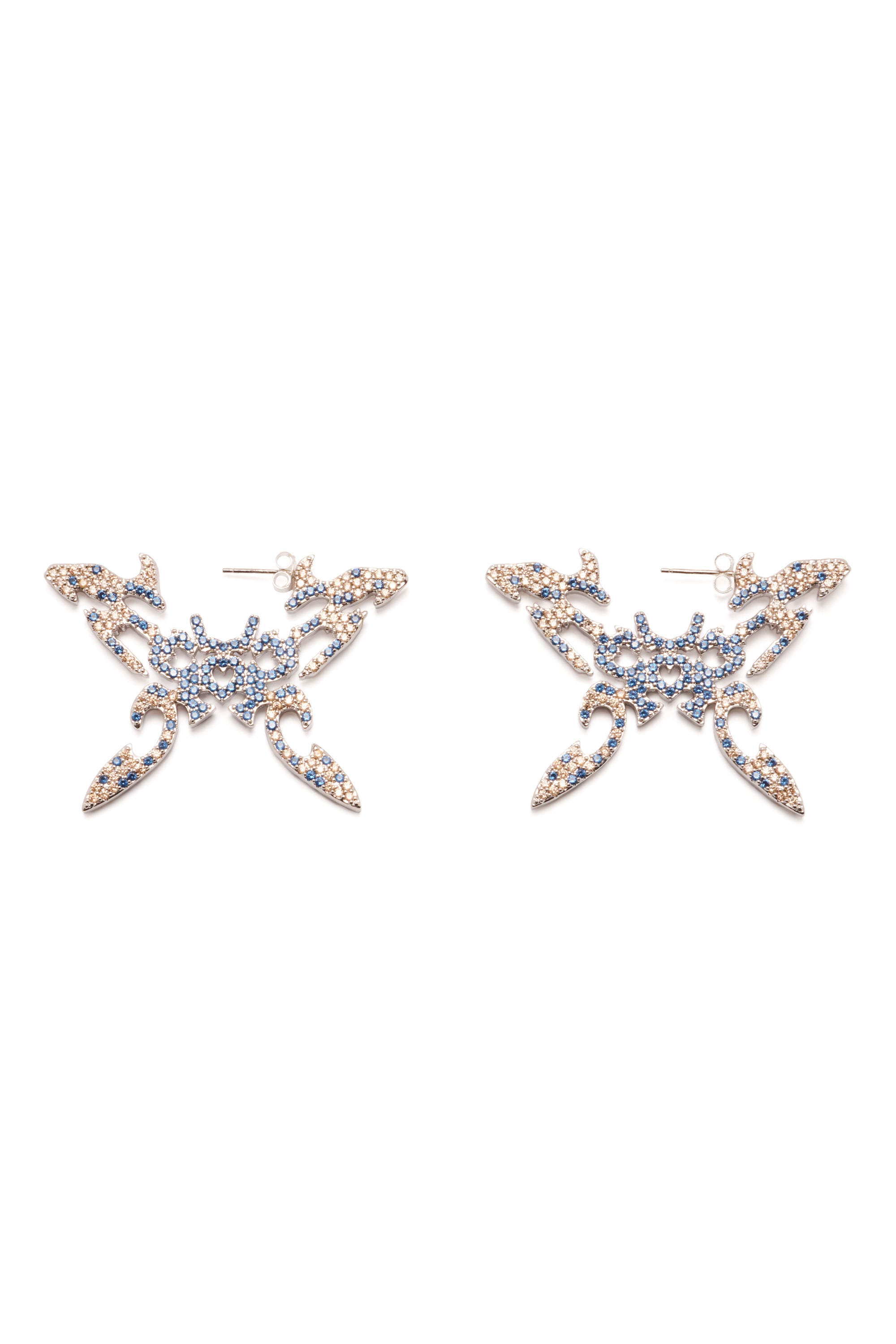 SKY SAND BUTTERFLY TATTOO EARRINGS