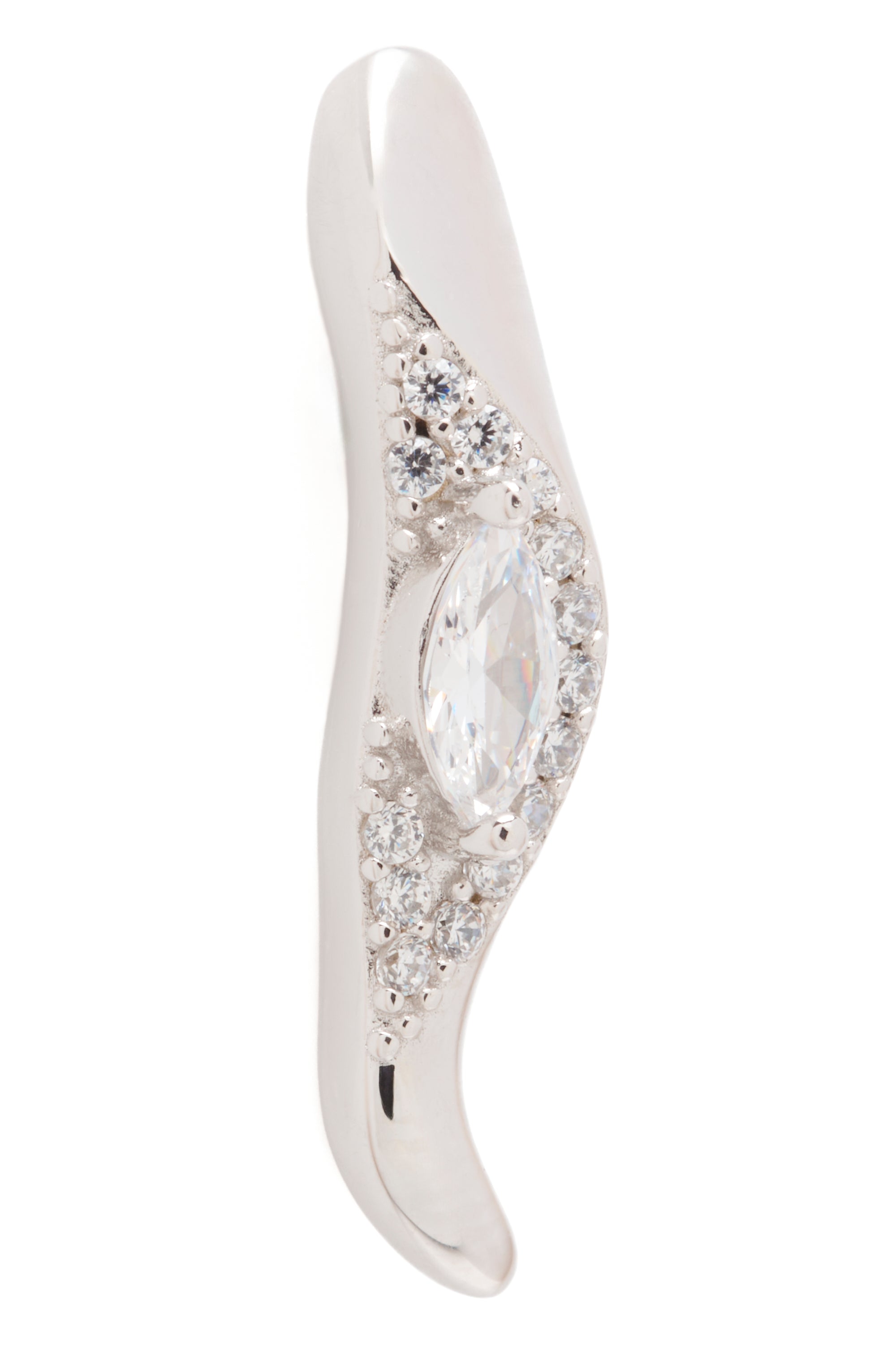 CRYSTAL CLEAR SORREL EARRING