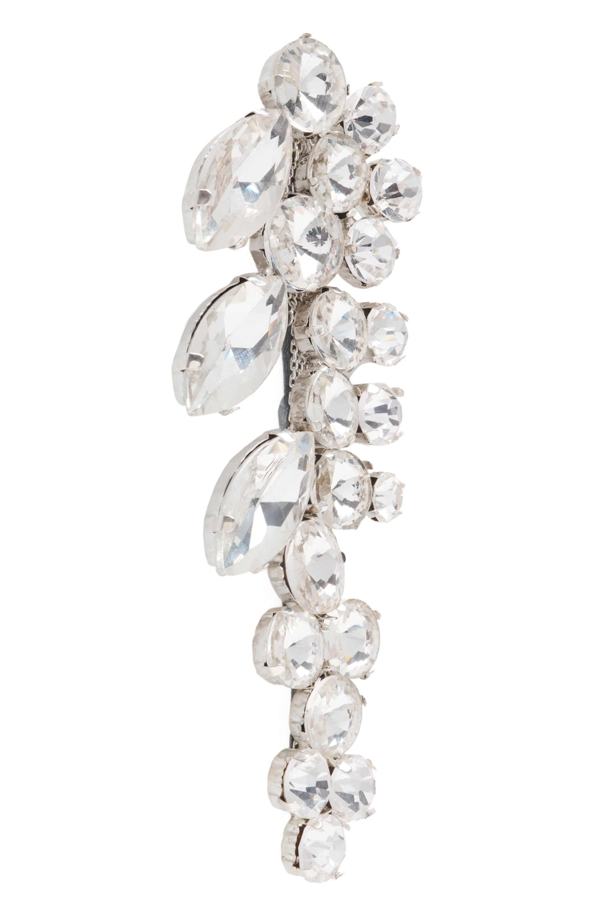 CRYSTAL CLEAR CHANDELIER EARRING