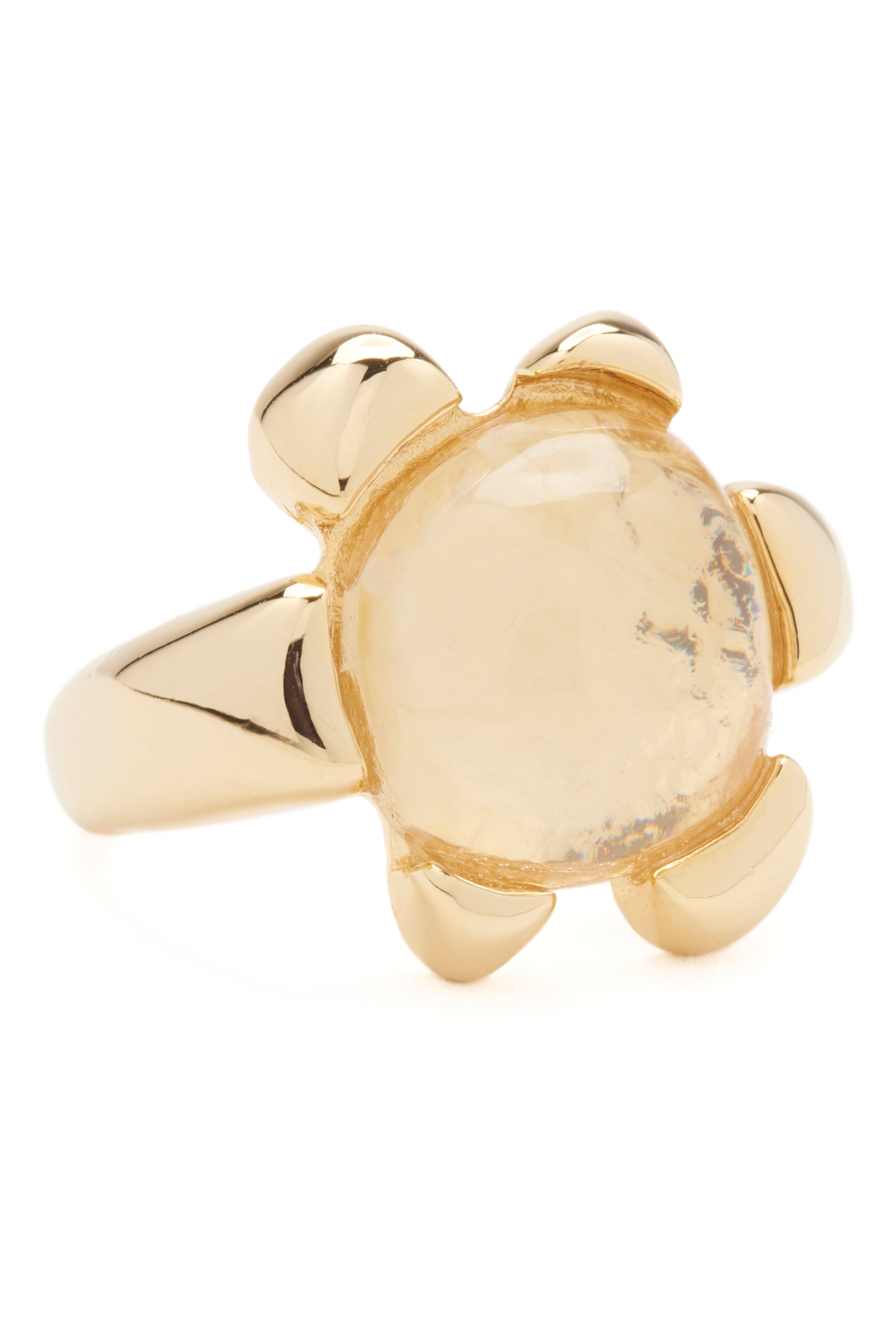 GOLD CLEAR DAIZE RING