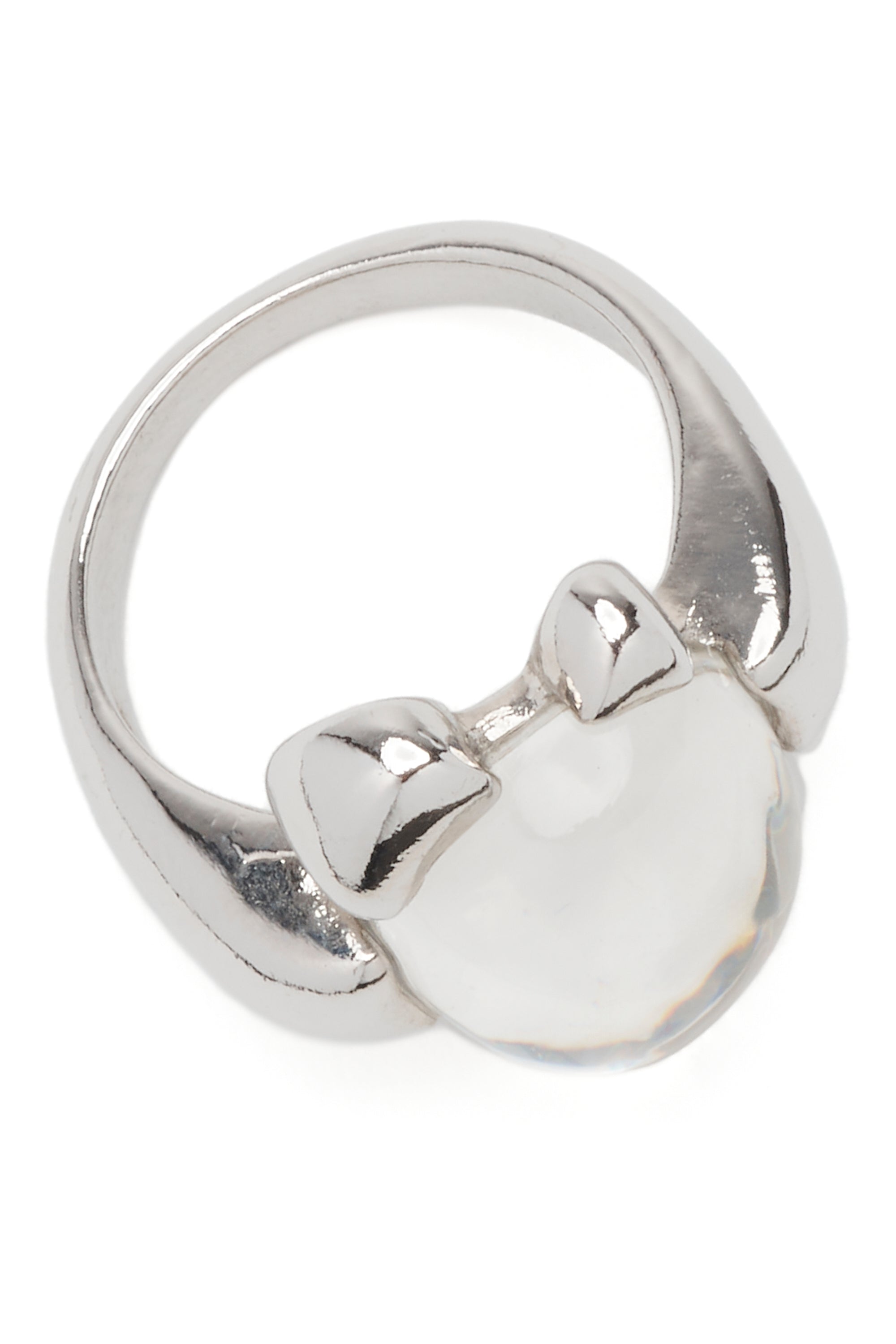SILVER CLEAR DAIZE RING