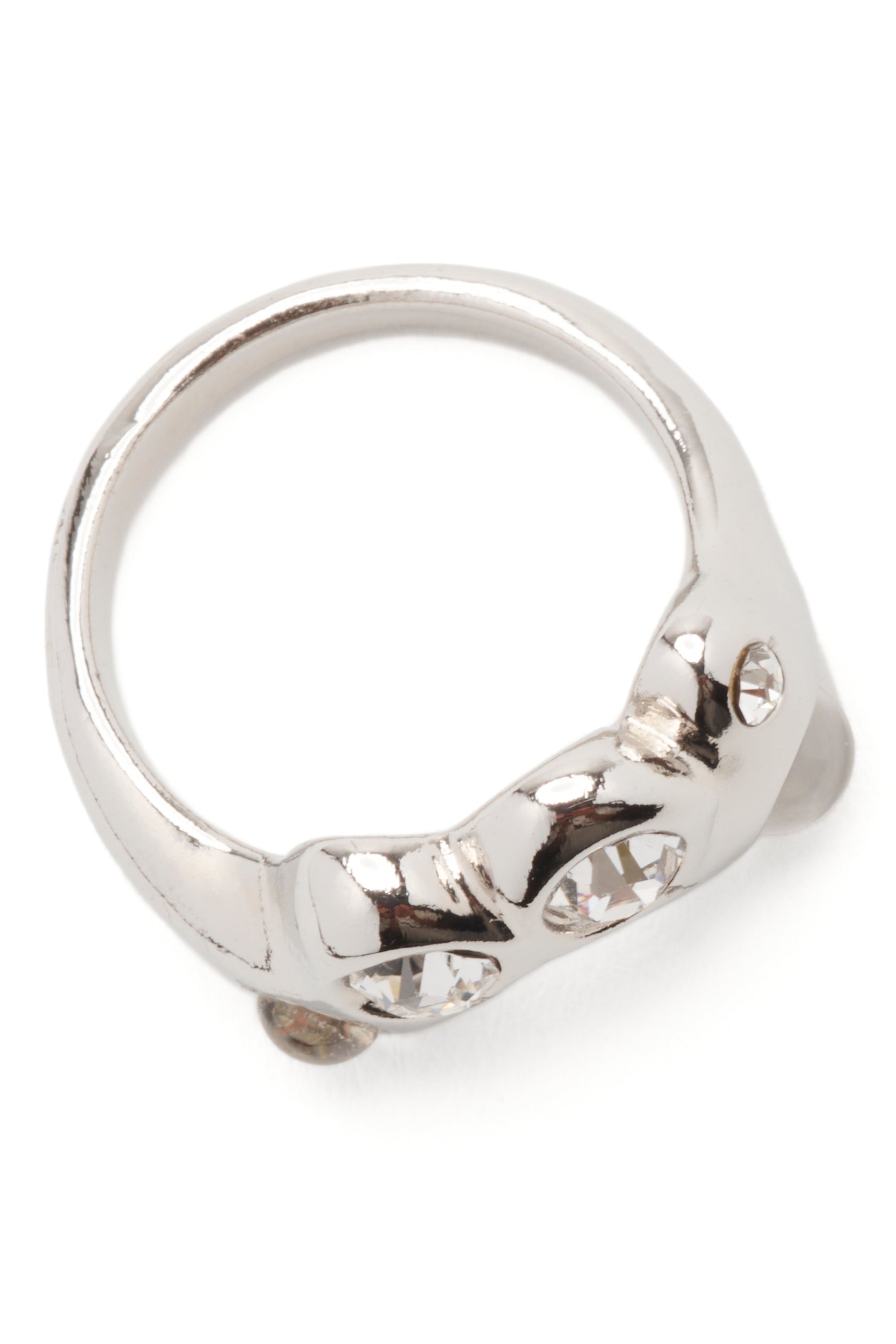 SILVER CLEAR ESME RING