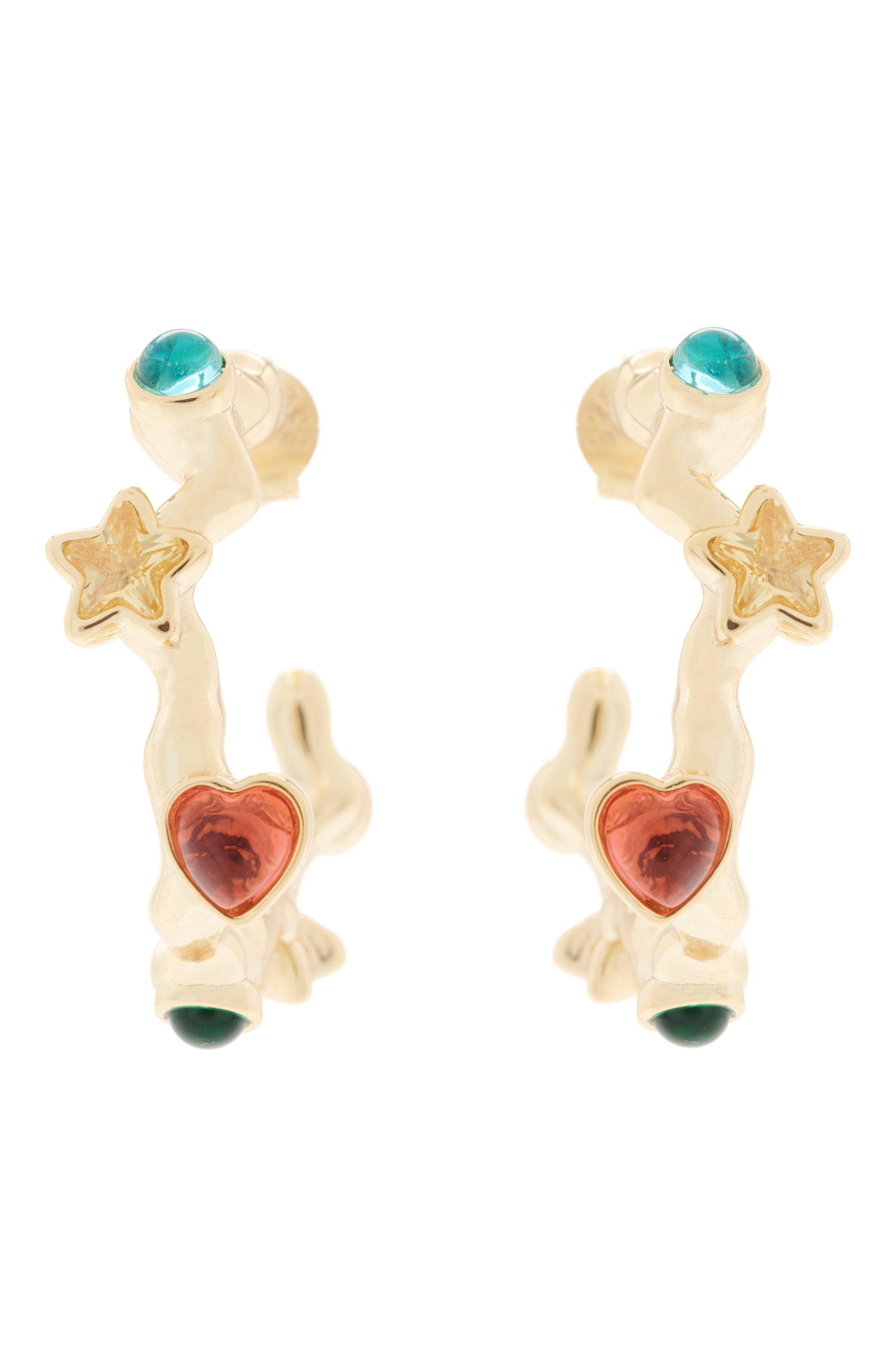 GOLD MULTI SUPER FLORENCE EARRINGS