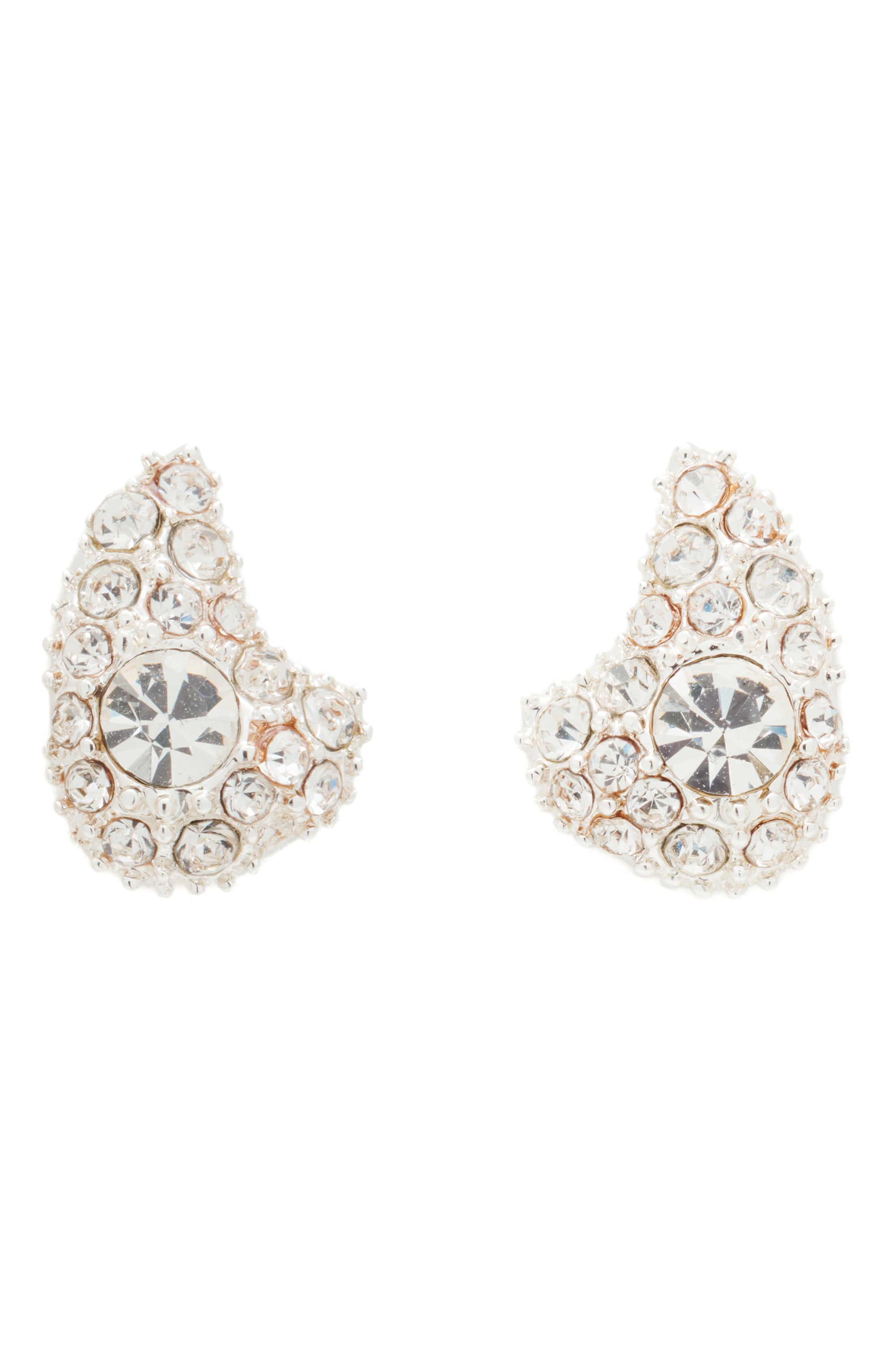 SILVER CLEAR LILITH EARRINGS