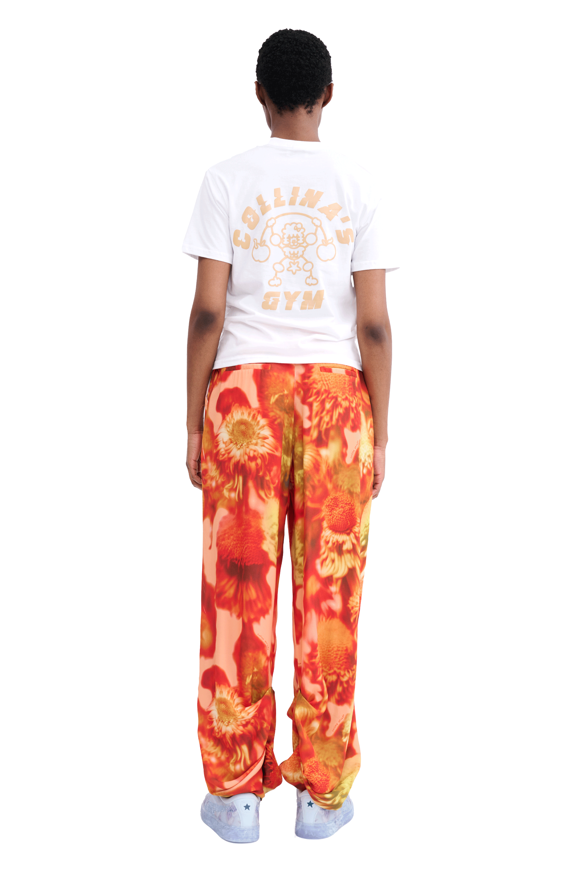 CS GYM WHITE GRAPHIC TEE