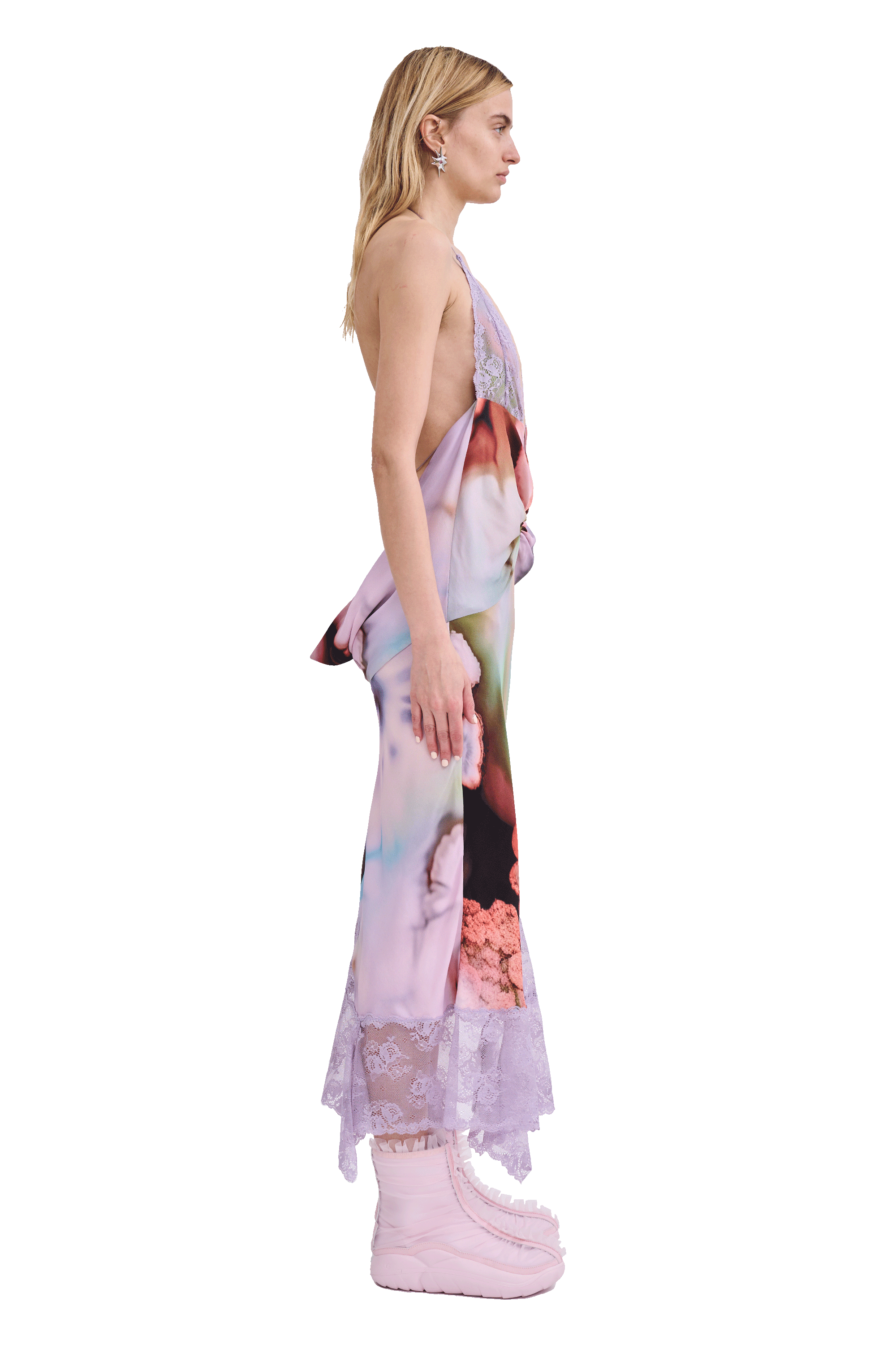 MOLD COURT SLIP DRESS
