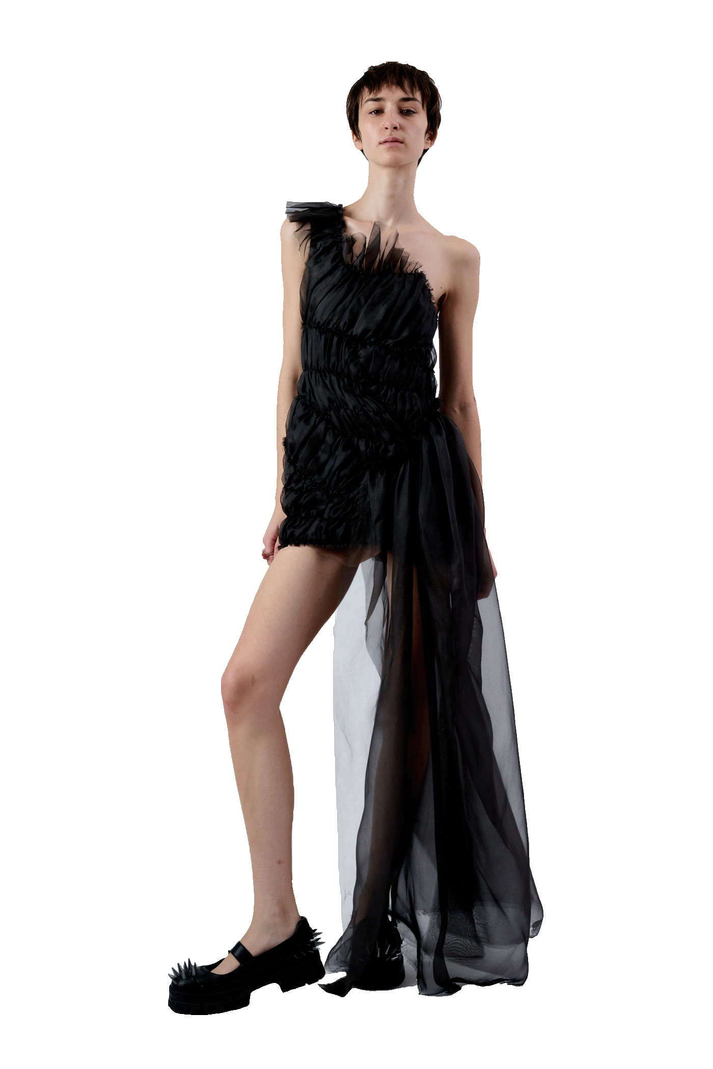 CHARCOAL JAZZELLE GOWN