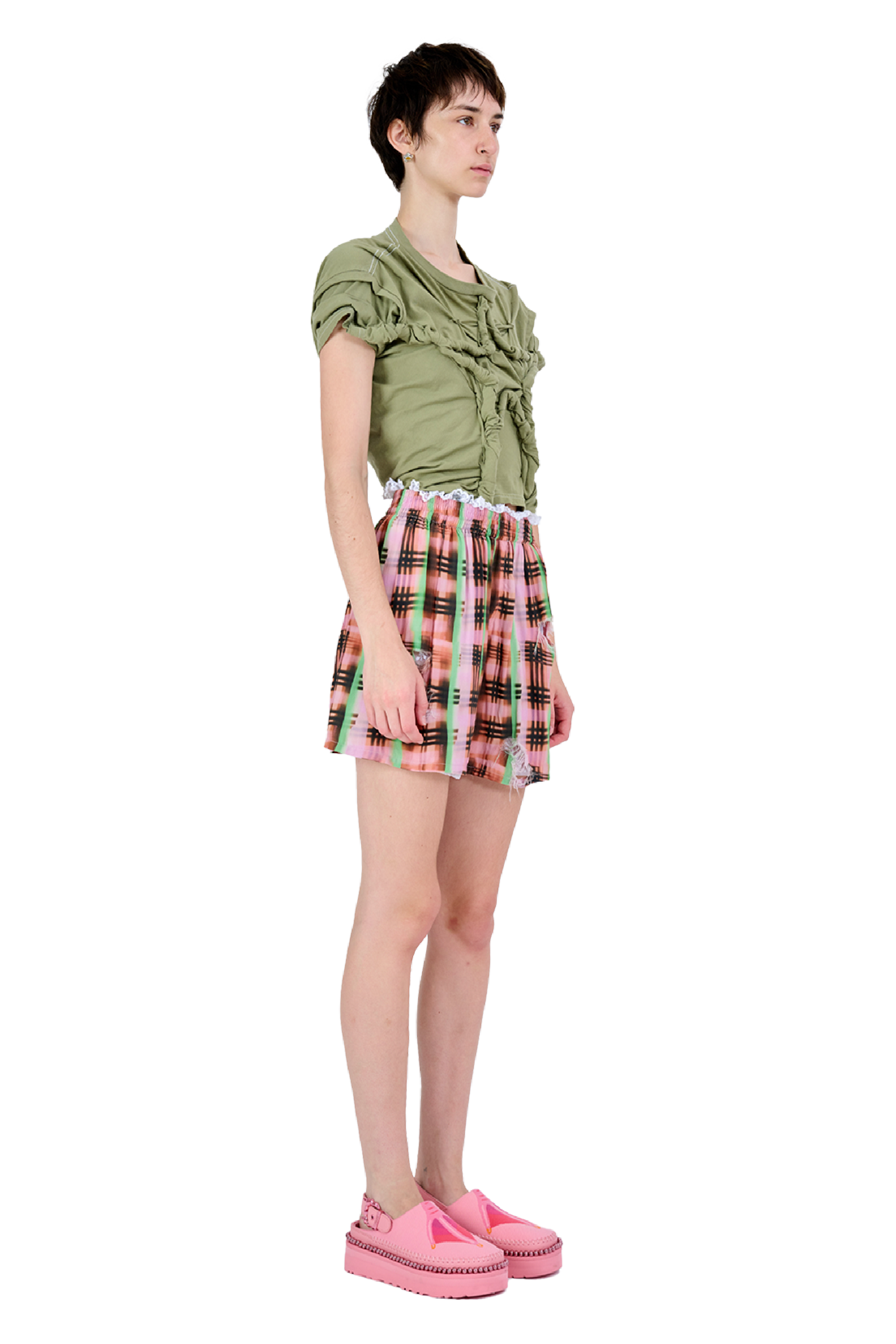 REGENERATIVE PLAID ODEON BOXER