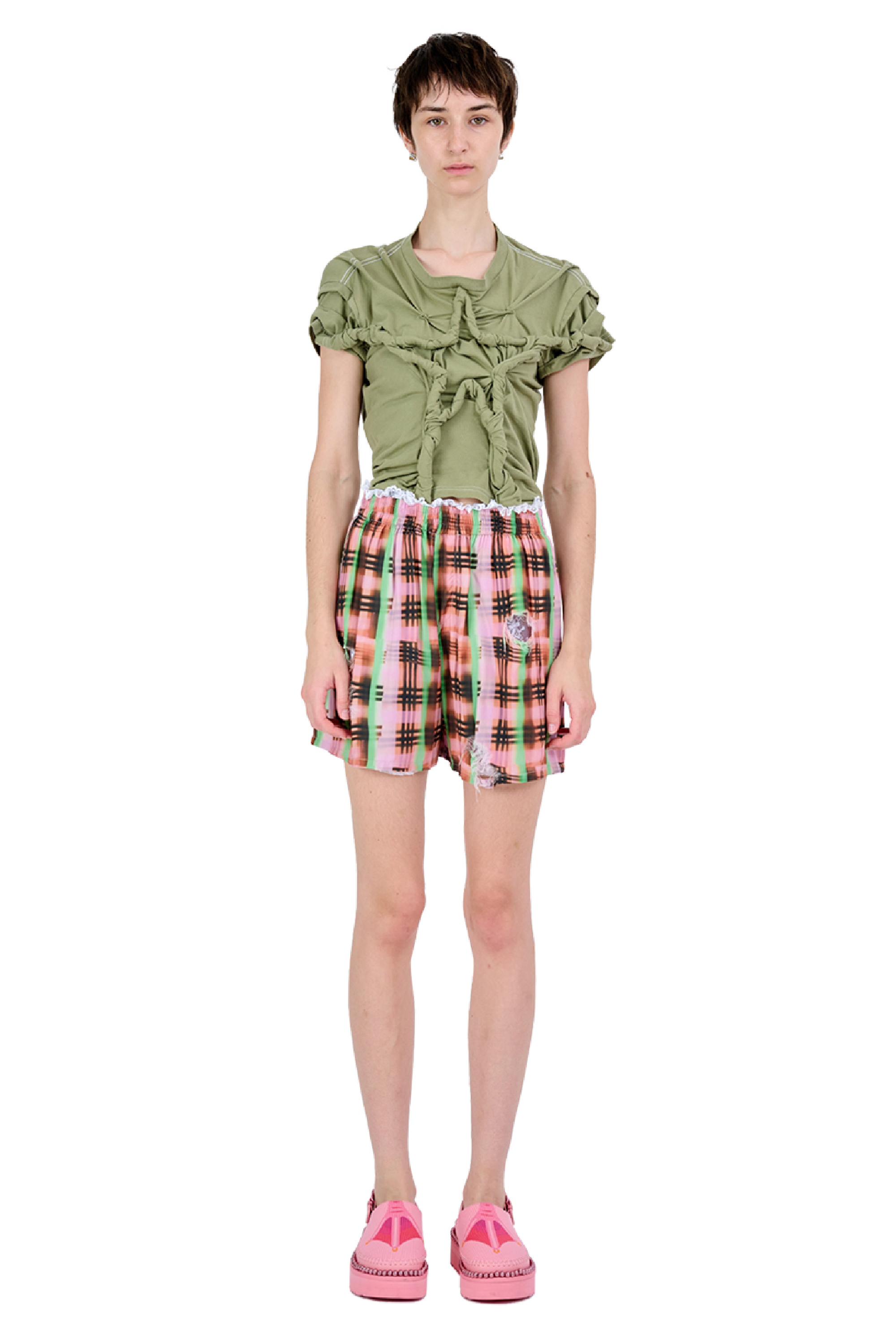 REGENERATIVE PLAID ODEON BOXER