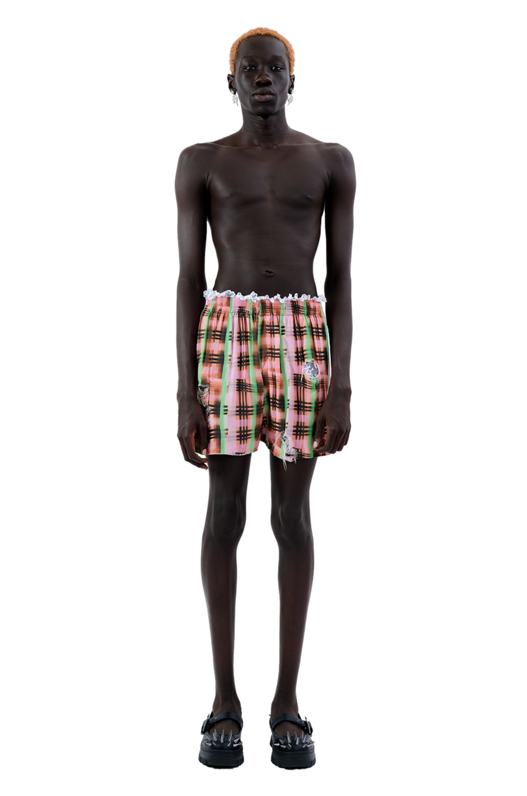 REGENERATIVE PLAID ODEON BOXER