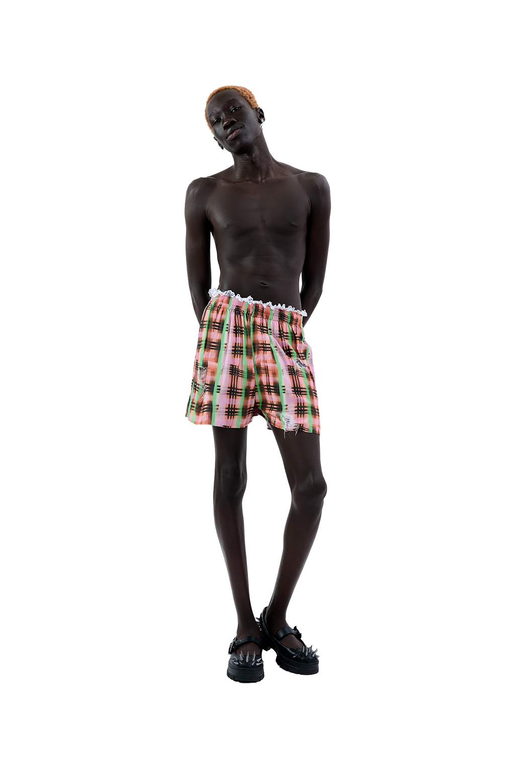 REGENERATIVE PLAID ODEON BOXER