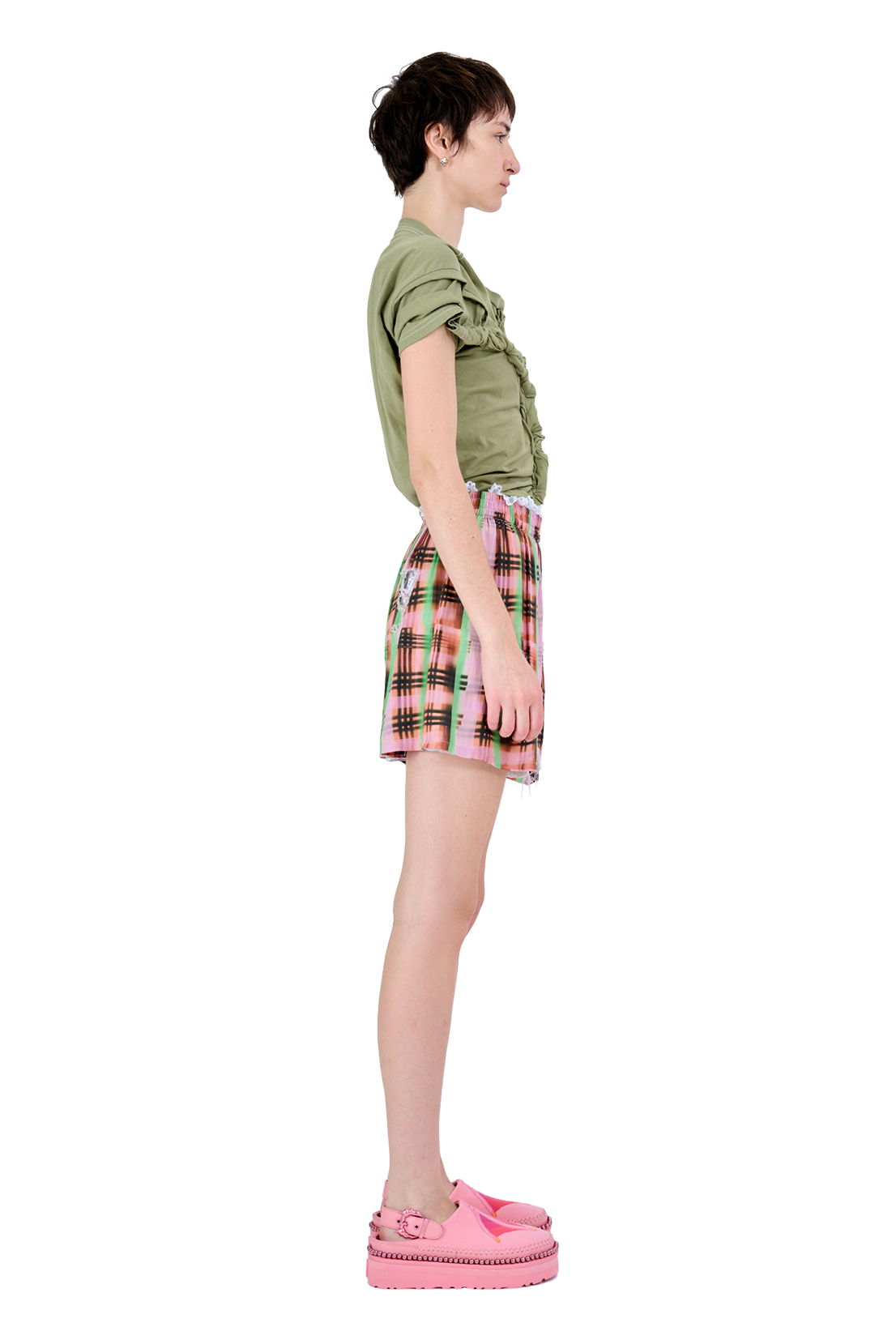 REGENERATIVE PLAID ODEON BOXER