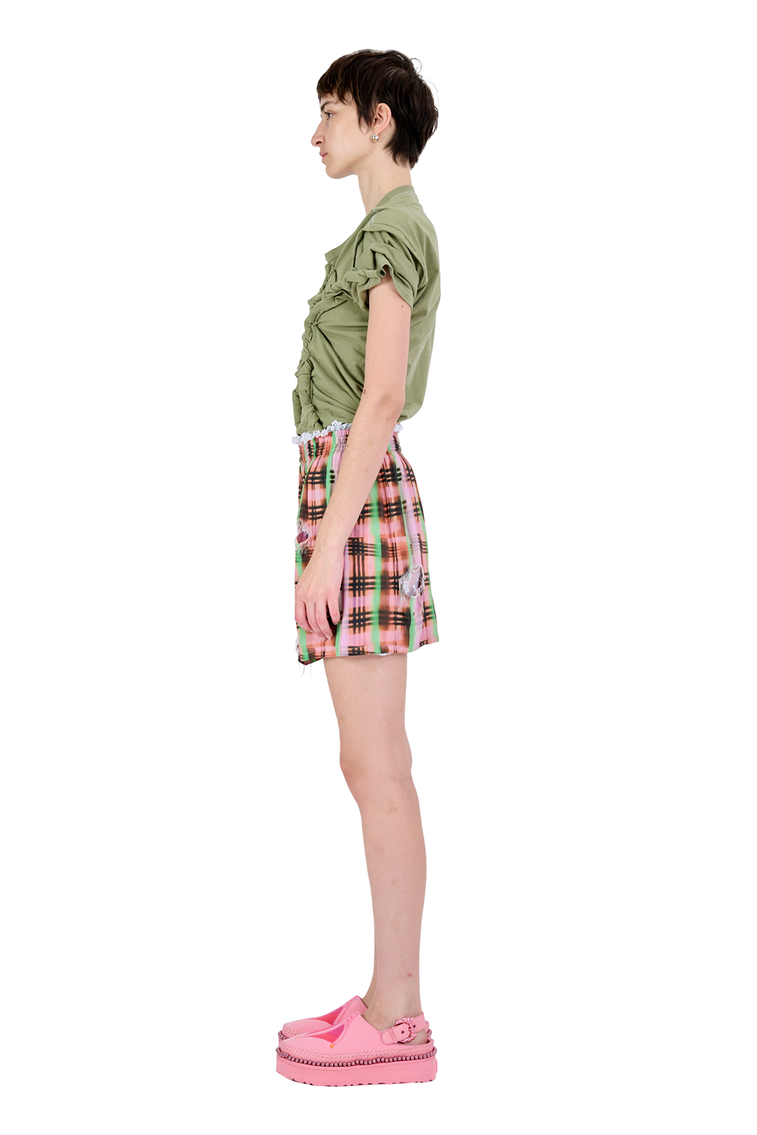 REGENERATIVE PLAID ODEON BOXER