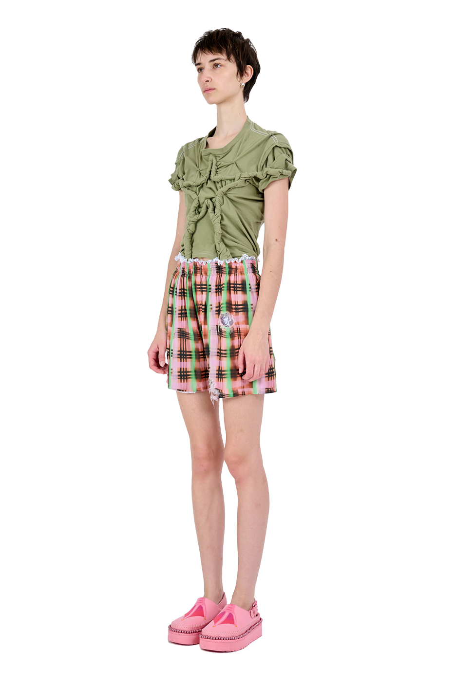 REGENERATIVE PLAID ODEON BOXER