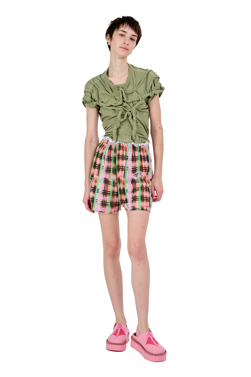 REGENERATIVE PLAID ODEON BOXER